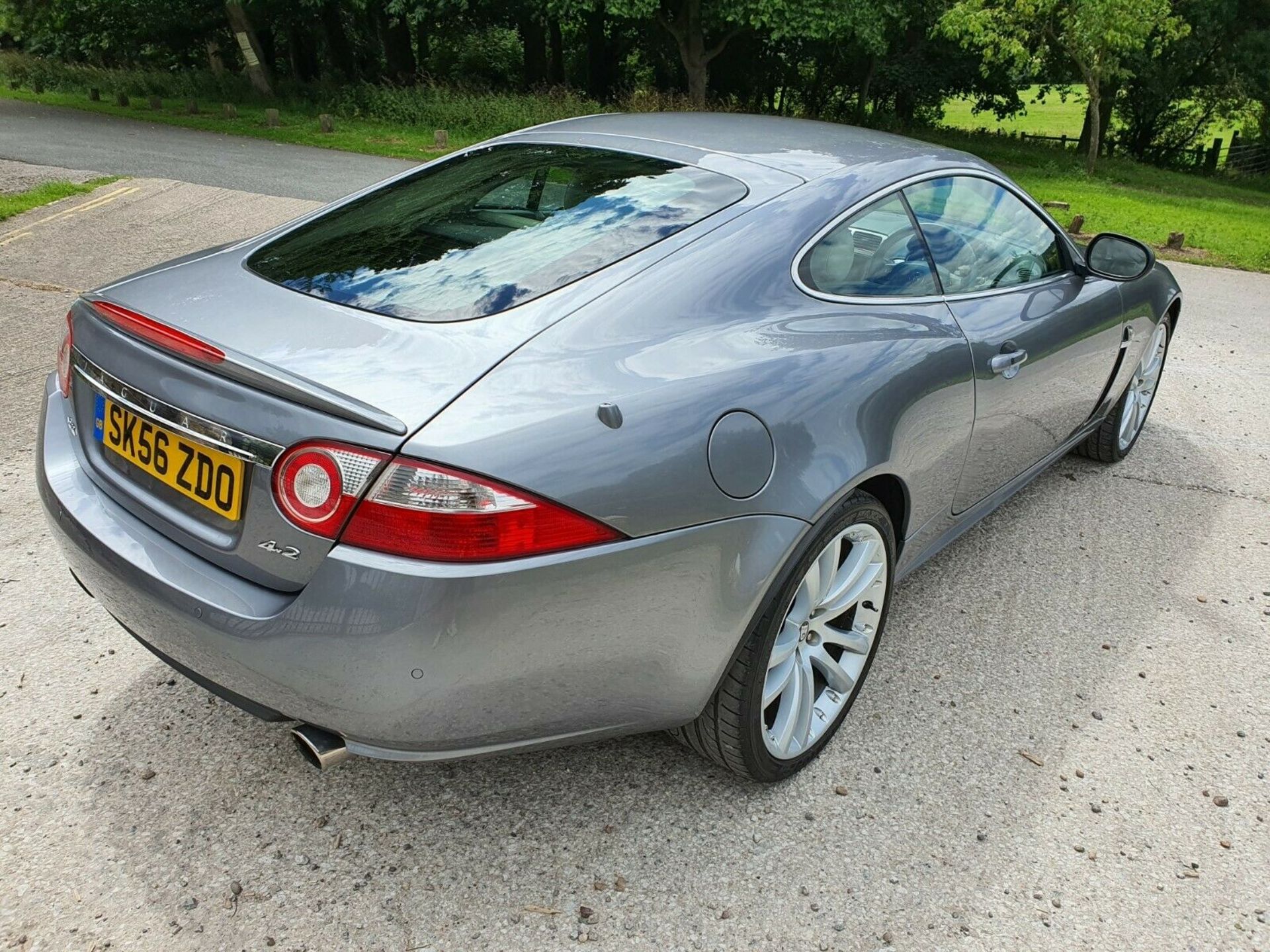 2007/56 REG JAGUAR XK AUTOMATIC 4.2 PETROL GREY 5 DOOR AUTOMATIC 6 SPEED *NO VAT* - Image 7 of 12