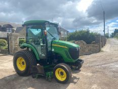 JOHN DEERE 4720 TRACTOR WITH UNDERSLUNG MOWER, 50HP TRACTOR WITH FULL GLASS CAB *PLUS VAT*