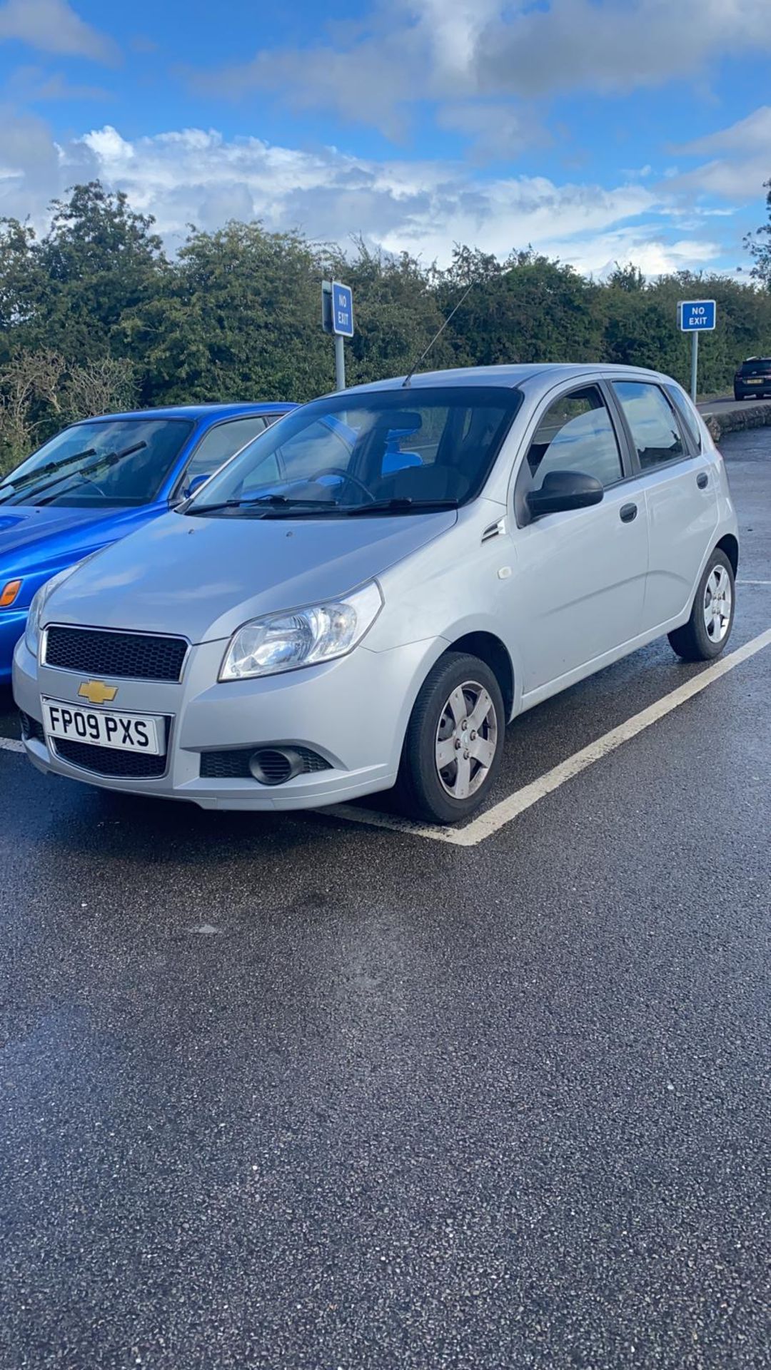 2009/09 REG CHEVROLET AVEO S 1.2 PETROL SILVER 5 DOOR HATCHBACK, SHOWING 3 FORMER KEEPERS *NO VAT* - Image 3 of 9