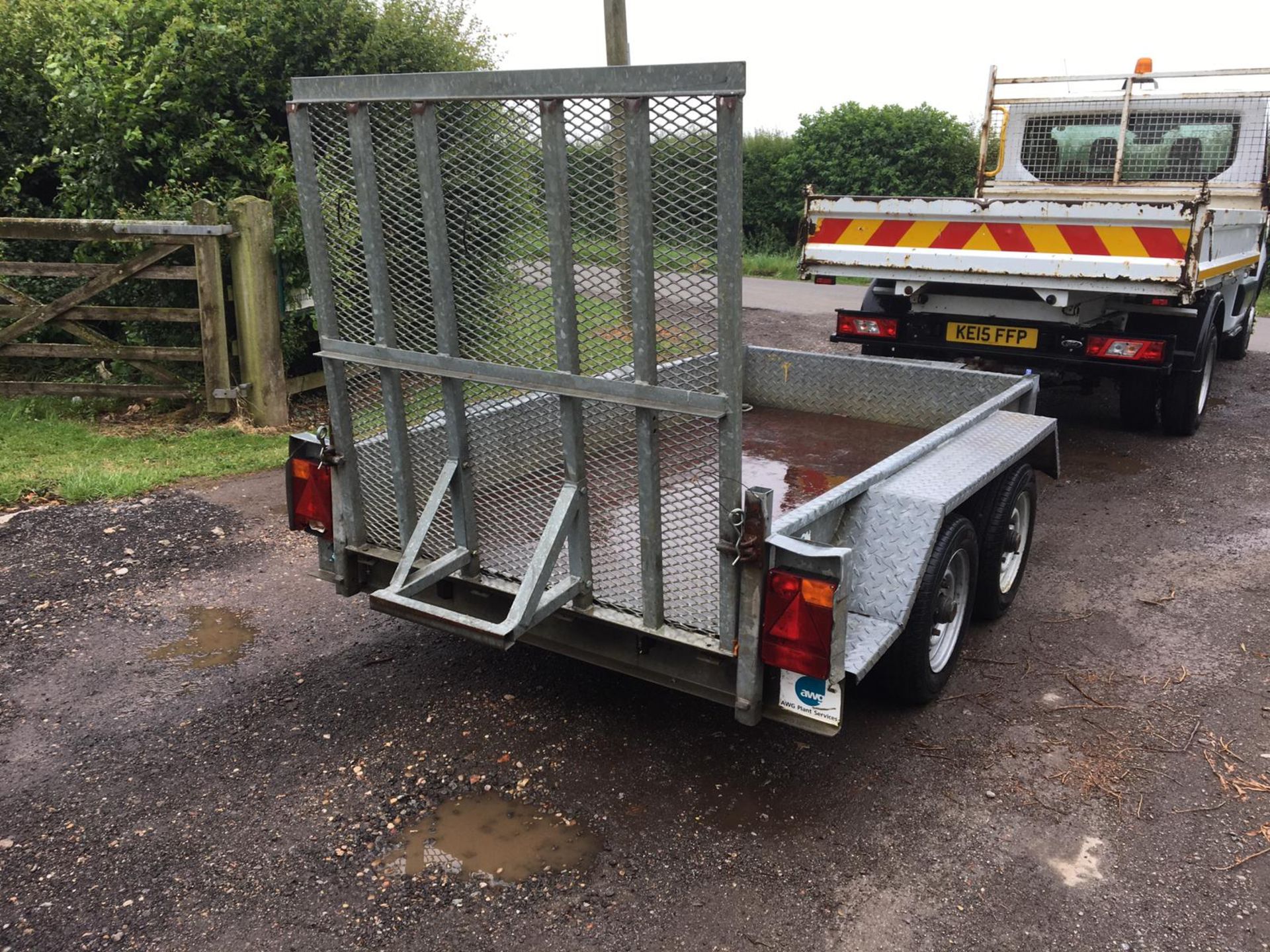 2015 INDESPENSION TWIN AXLE TOW-ABLE PLANT TRAILER 8X4 2.6 TON *PLUS VAT* - Image 6 of 9