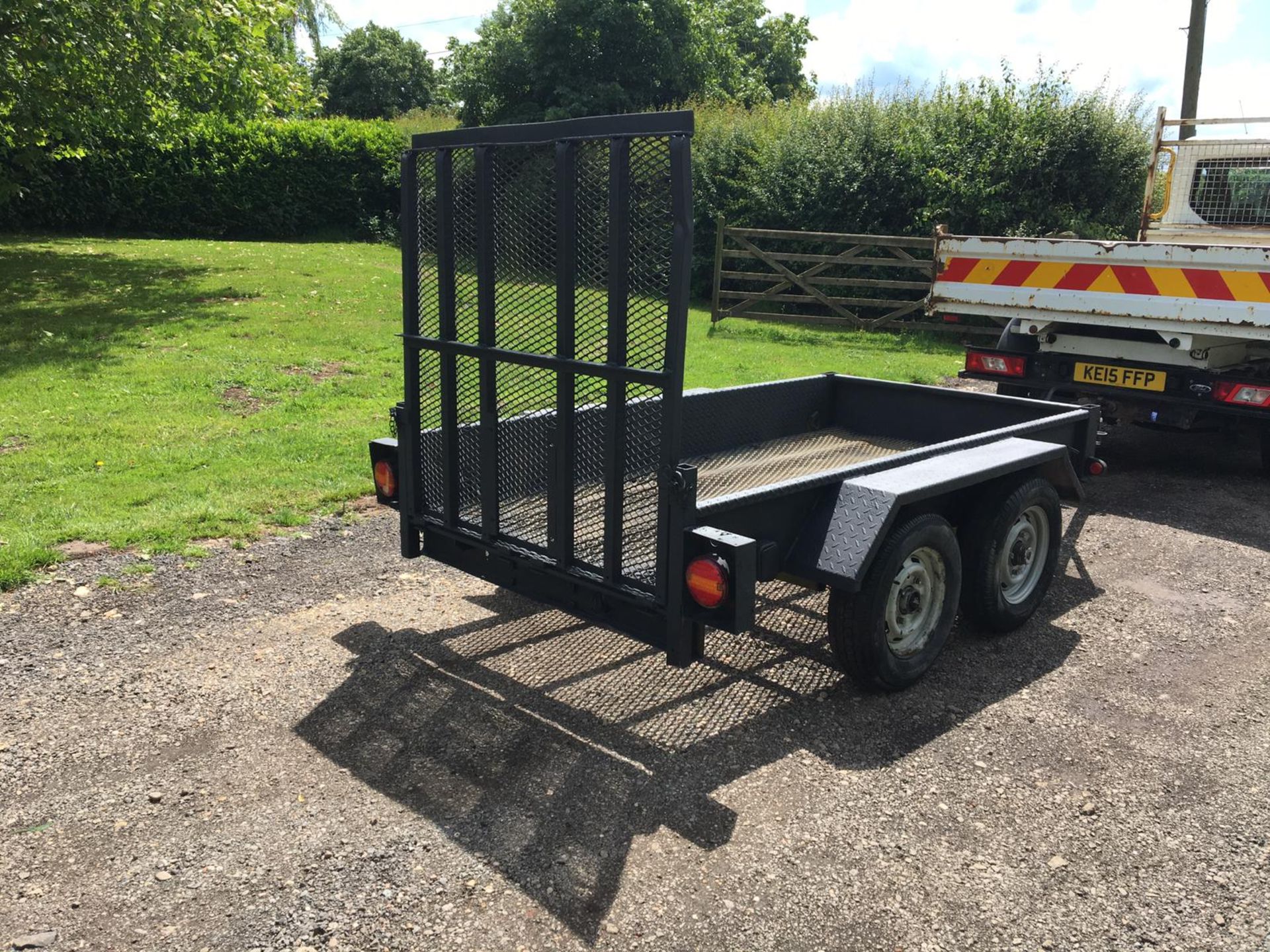 INDESPENSION TWIN AXLE TOW-ABLE PLANT TRAILER BLACK *PLUS VAT* - Image 8 of 8