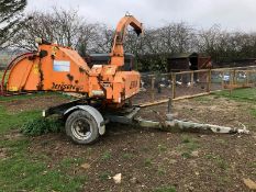 DS - QUALITY 2004 JENSEN DIESEL TURNTABLE CHIPPER, QUALITY TRAILER