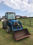 FORD 1920 TRACTOR WITH LOADER, RUNS, DRIVES AND DIGS, 4-IN-1 BUCKET, 3010 HOURS *PLUS VAT*