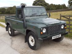 2008/08 REG LAND ROVER DEFENDER 110 SINGLE CAB LWB PICK-UP 2.4 DIESEL, SHOWING 2 FORMER KEEPERS