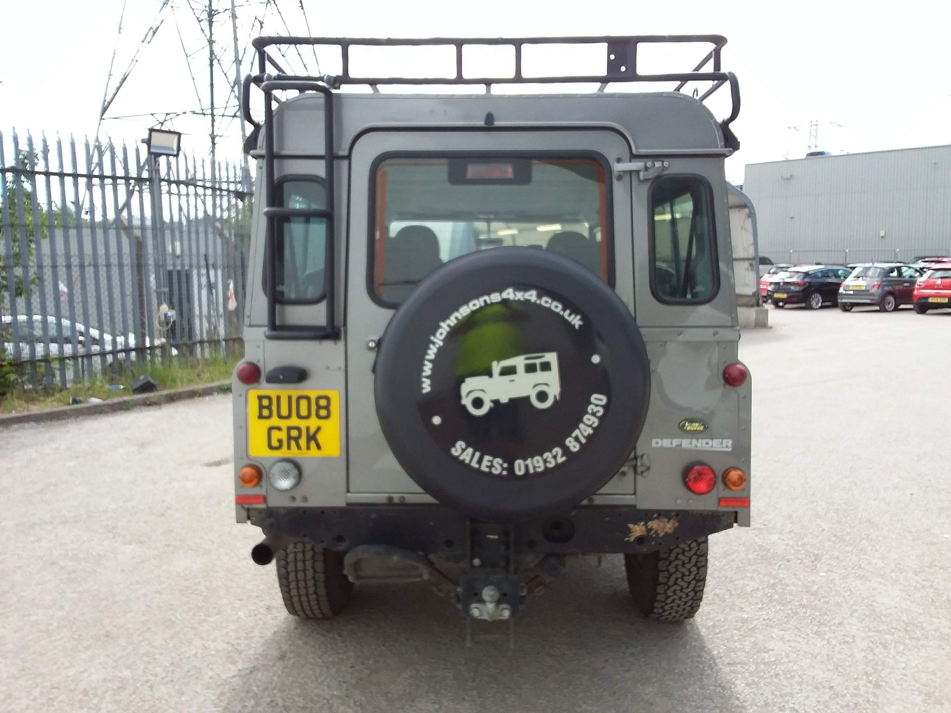 2008/08 REG LAND ROVER DEFENDER 110 XS LWB STATION WAGON 2.4 DIESEL, 7 SEATER, AIR CON *NO VAT* - Image 5 of 10