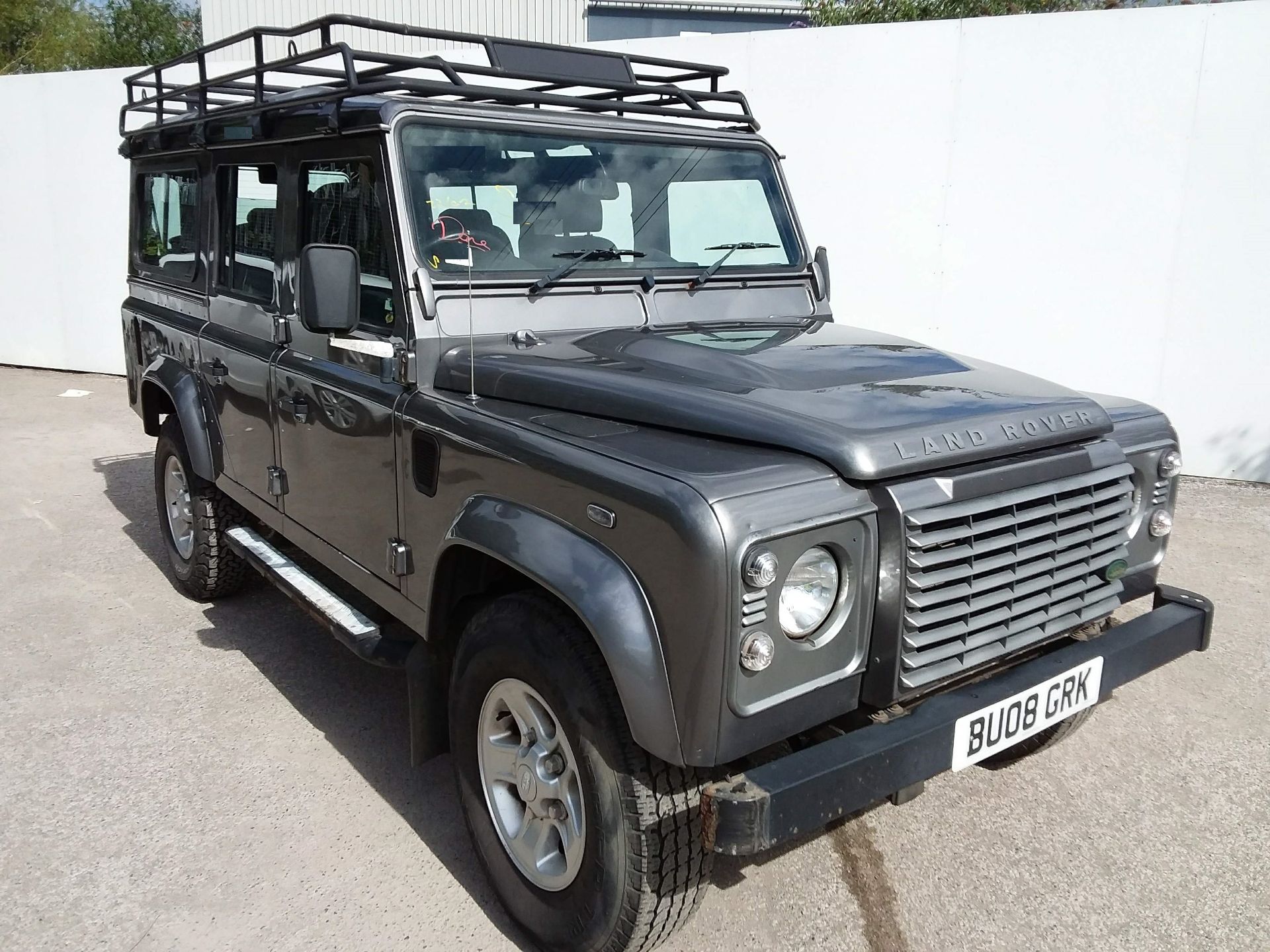 2008/08 REG LAND ROVER DEFENDER 110 XS LWB STATION WAGON 2.4 DIESEL, 7 SEATER, AIR CON *NO VAT*