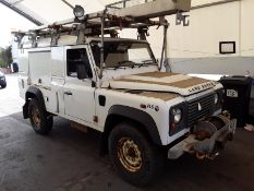 2011/11 REG LAND ROVER DEFENDER 110 HARD TOP 2.4 TURBO DIESEL, SHOWING 0 FORMER KEEPERS *PLUS VAT*