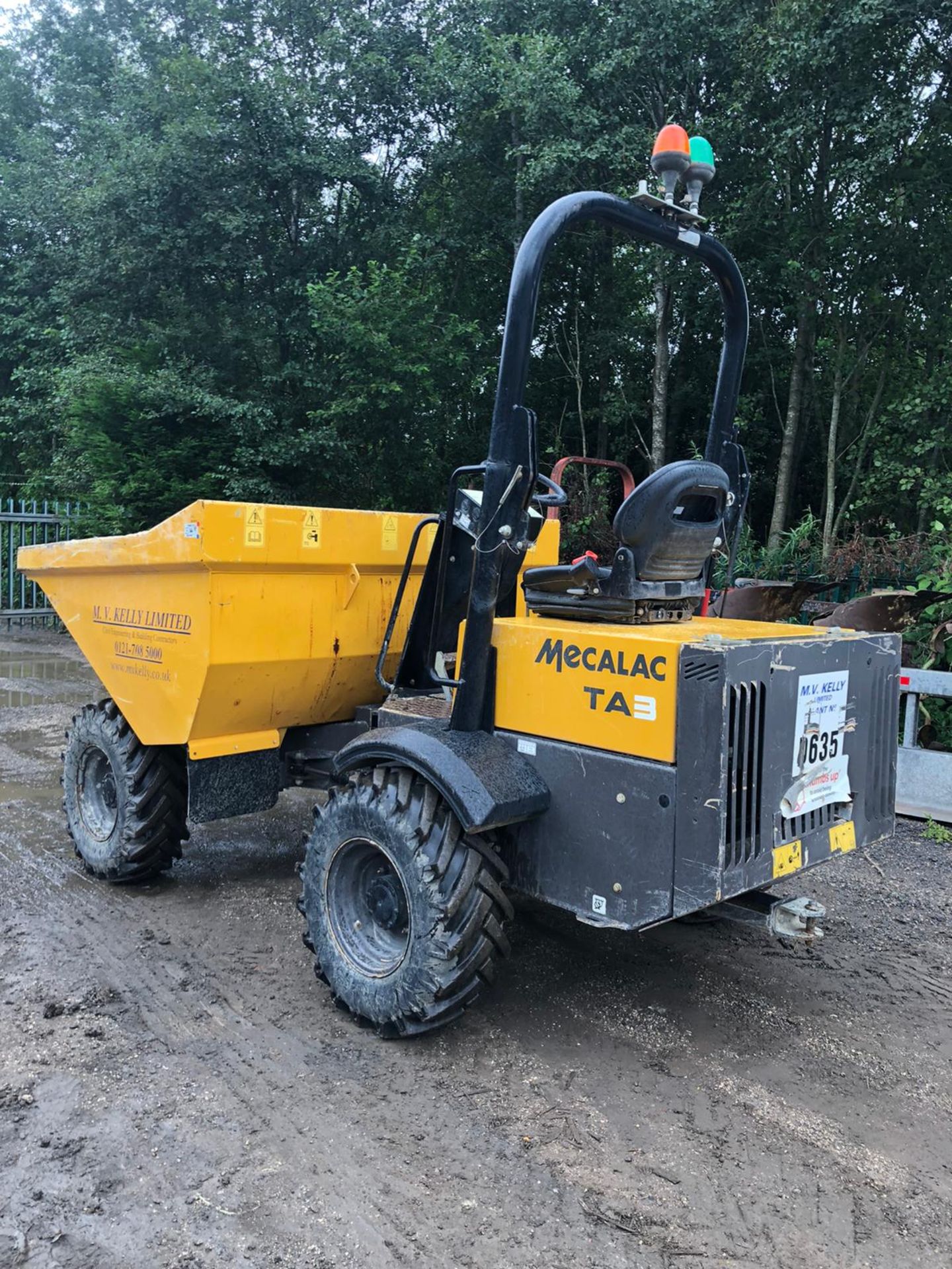 2018 MECALAC TA3 DUMPER, RUNS, DRIVES AND DUMPS, SHOWING 655 HOURS *PLUS VAT* - Image 4 of 5