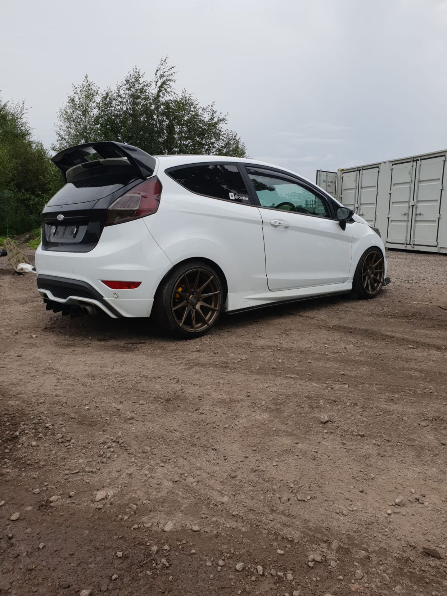 2015/65 REG FORD FIESTA ST-3 TURBO 1.6 PETROL WHITE 3 DOOR HATCHBACK, SHOWING 2 FORMER KEEPERS - Image 6 of 30