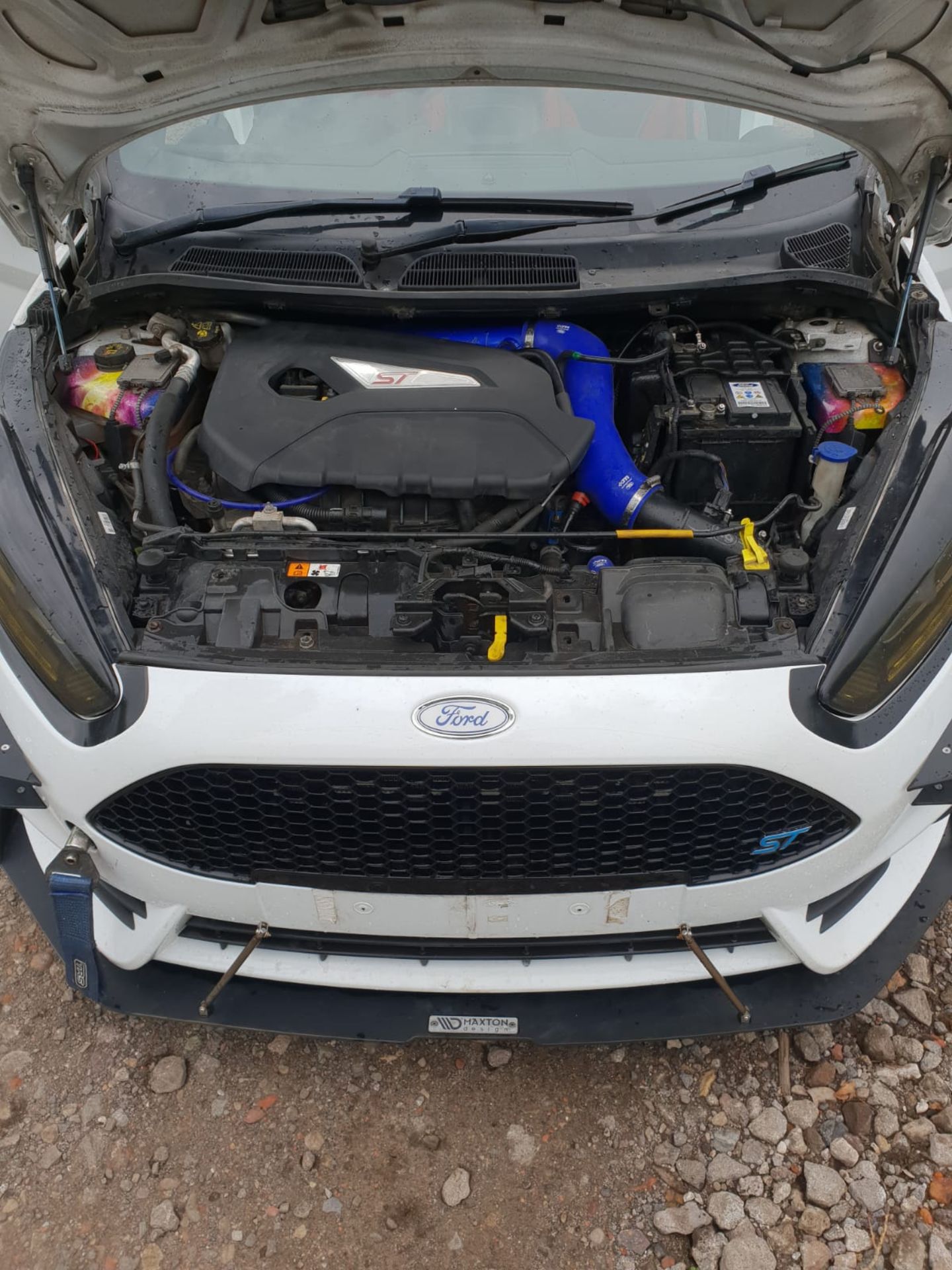 2015/65 REG FORD FIESTA ST-3 TURBO 1.6 PETROL WHITE 3 DOOR HATCHBACK, SHOWING 2 FORMER KEEPERS - Image 8 of 30