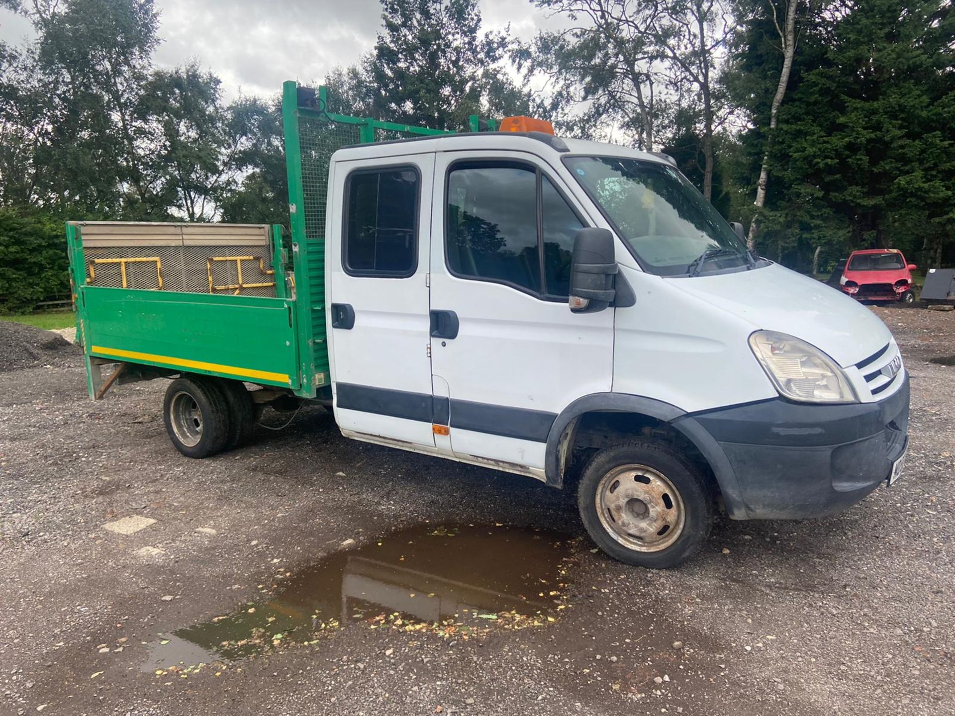 2008/08 REG IVECO DAILY 35C15 LWB 3.0 DIESEL DROPSIDE 3 SEATS, SHOWING 4 FORMER KEEPERS *NO VAT*