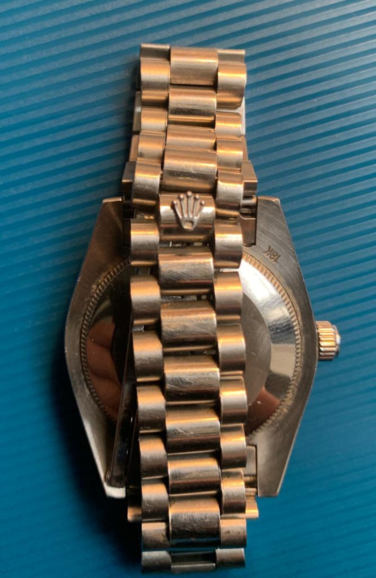 ROLEX OYSTER PERPETUAL DATEJUST SWISS MADE WRIST WATCH - NO PAPERS ASSUME NON GENUINE *NO VAT* - Image 5 of 10