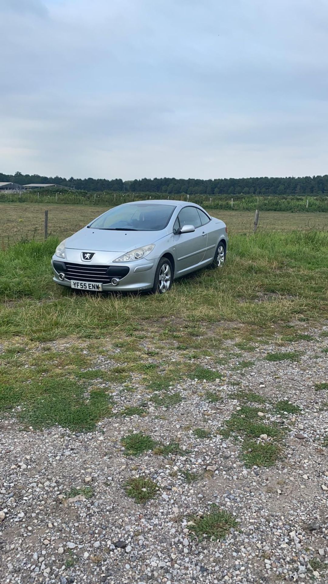 2005/55 REG PEUGEOT 307 CC S 2.0 PETROL CABRIOLET SILVER, SHOWING 4 FORMER KEEPERS *NO VAT* - Image 7 of 11