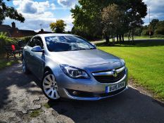 2015/15 REG VAUXHALL INSIGNIA ELITE NAV CDTI AUTO 2.0 DIESEL SILVER 5DR HATCHBACK *NO VAT*