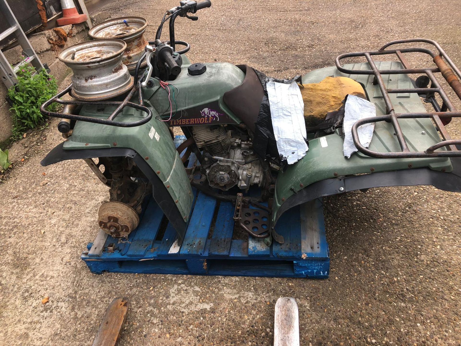 TIMBERWOLF QUAD BIKE, SELLING AS SPARES / REPAIRS - NO RESERVE *NO VAT* - Image 4 of 4