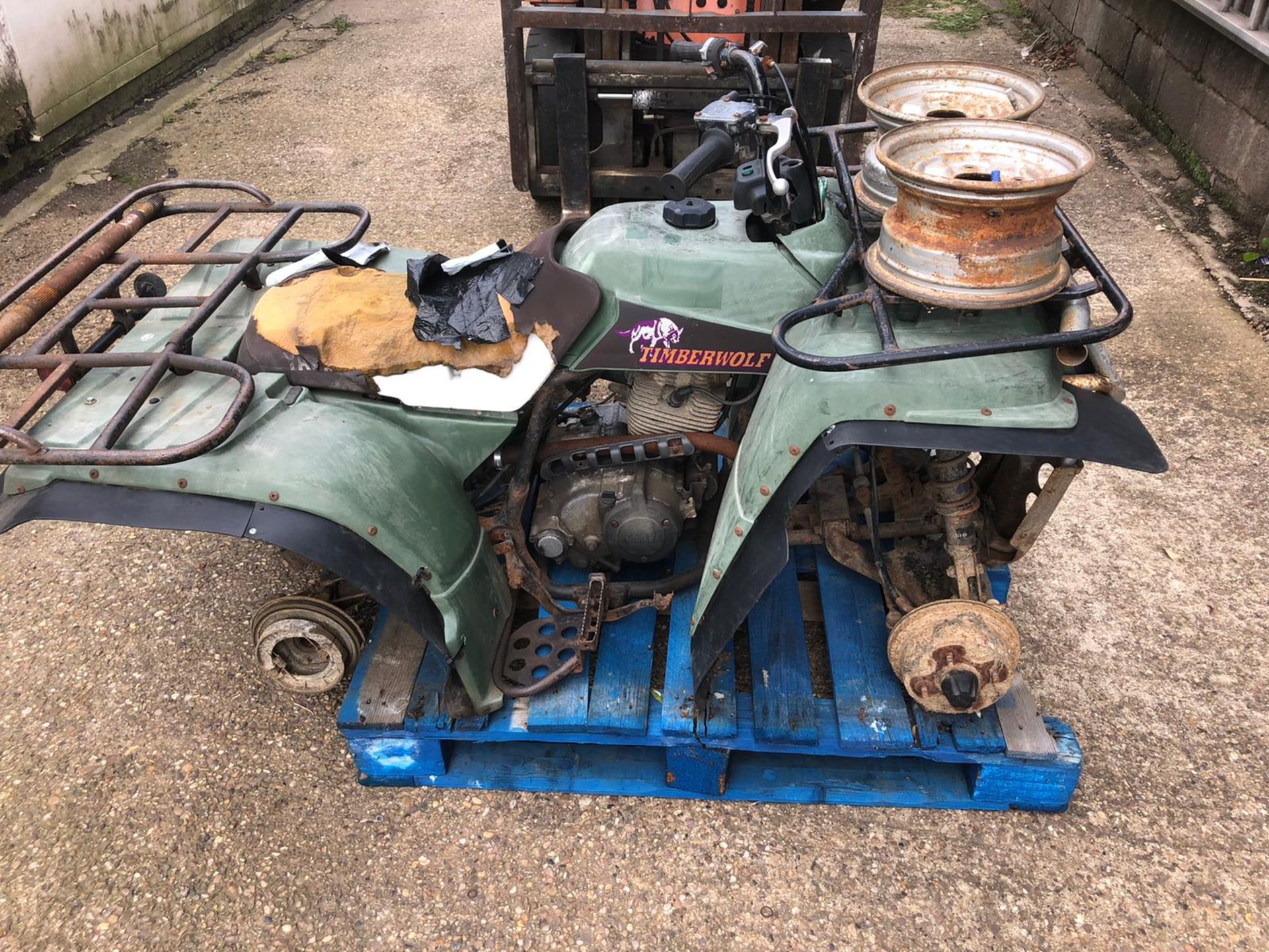 TIMBERWOLF QUAD BIKE, SELLING AS SPARES / REPAIRS - NO RESERVE *NO VAT*