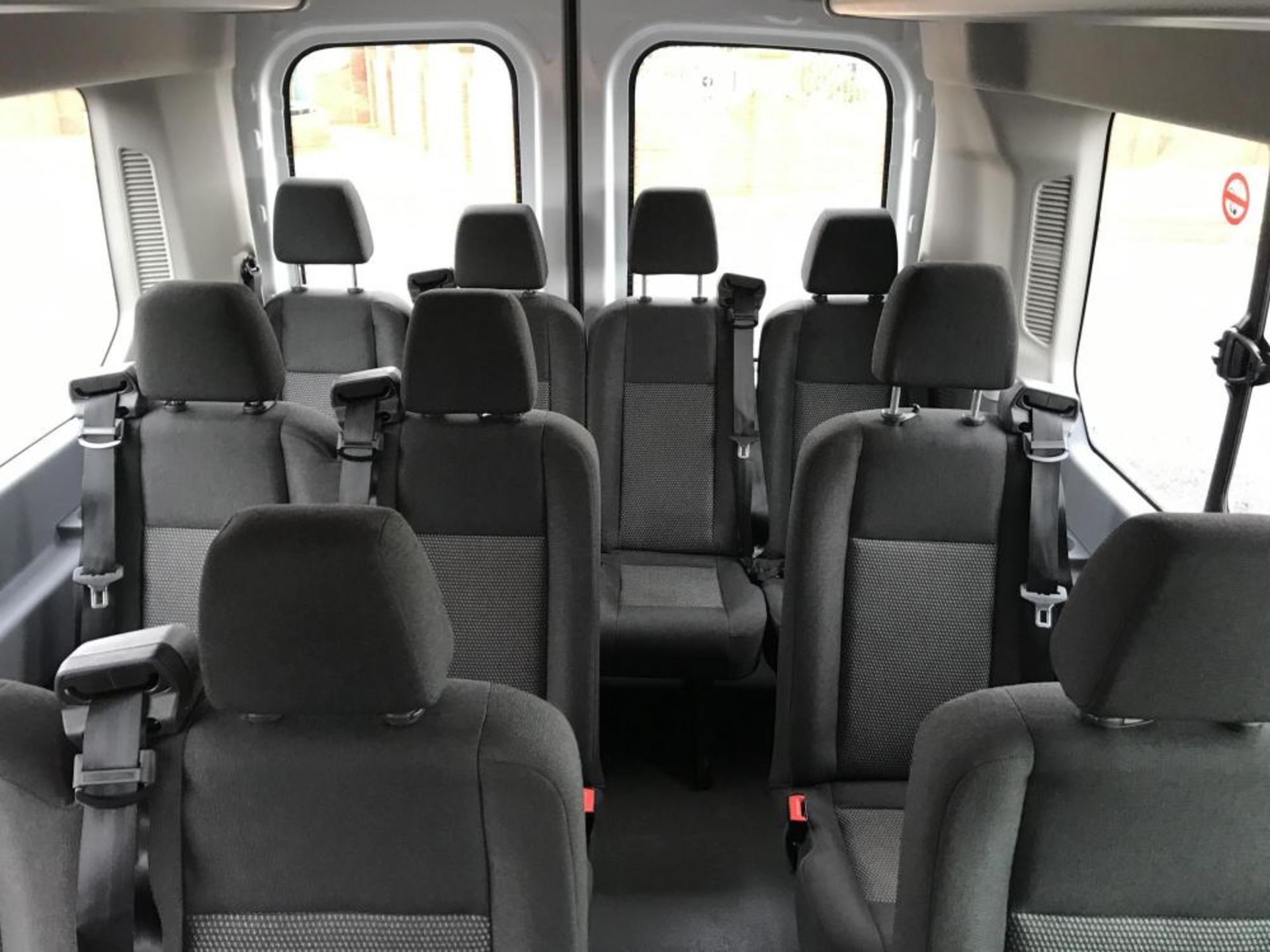 2017/17 REG FORD TRANSIT 460 ECONETIC TECH 2.2 DIESEL WHITE 17 SEAT MINIBUS, SHOWING 0 FORMER KEEPER - Image 10 of 17