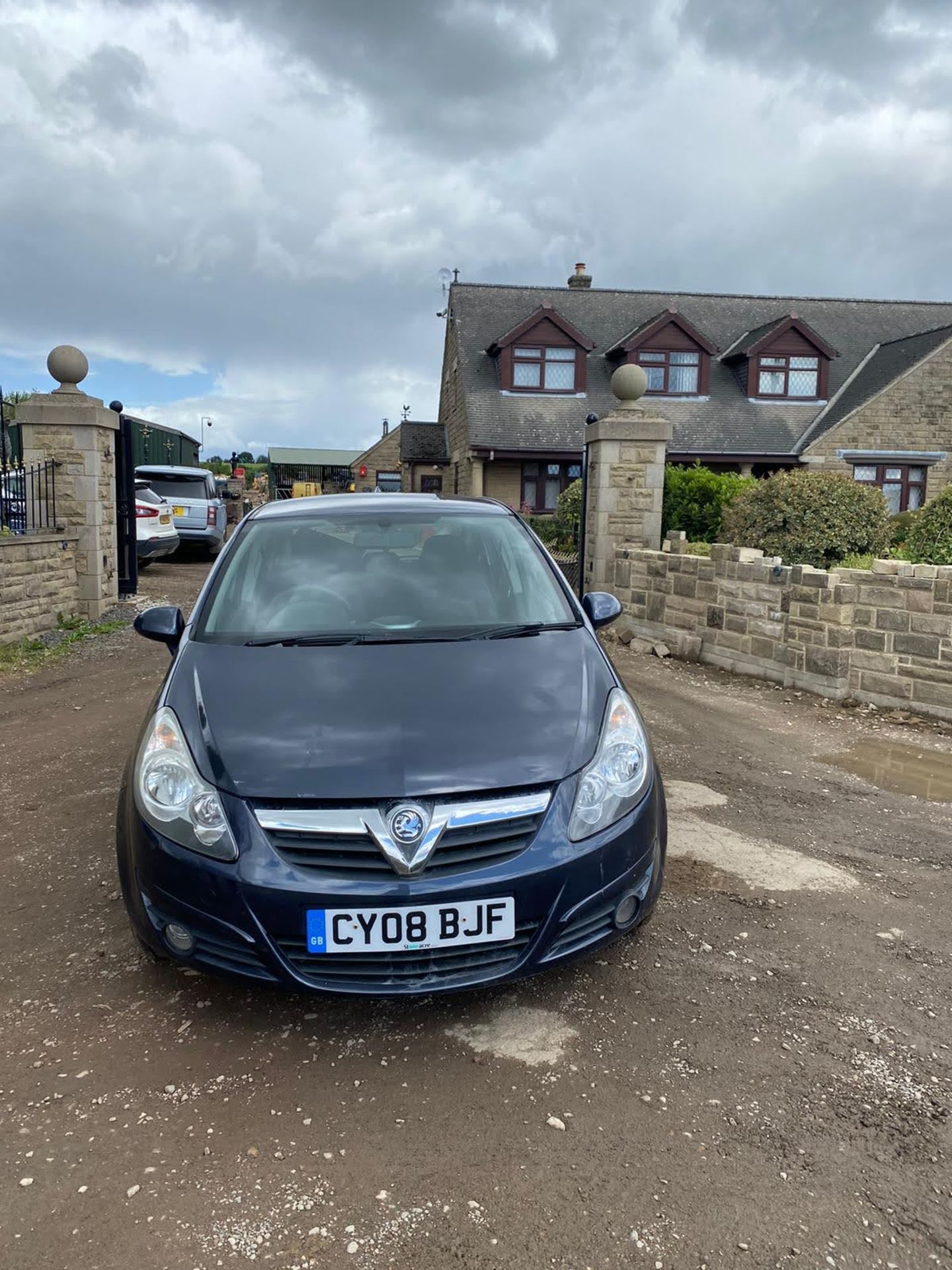 2008/08 REG VAUXHALL CORSA SXI AIR CONDITIONING 16V 1.4 PETROL 90 BHP MANUAL BLUE 5DR HATCHBACK - Image 2 of 7