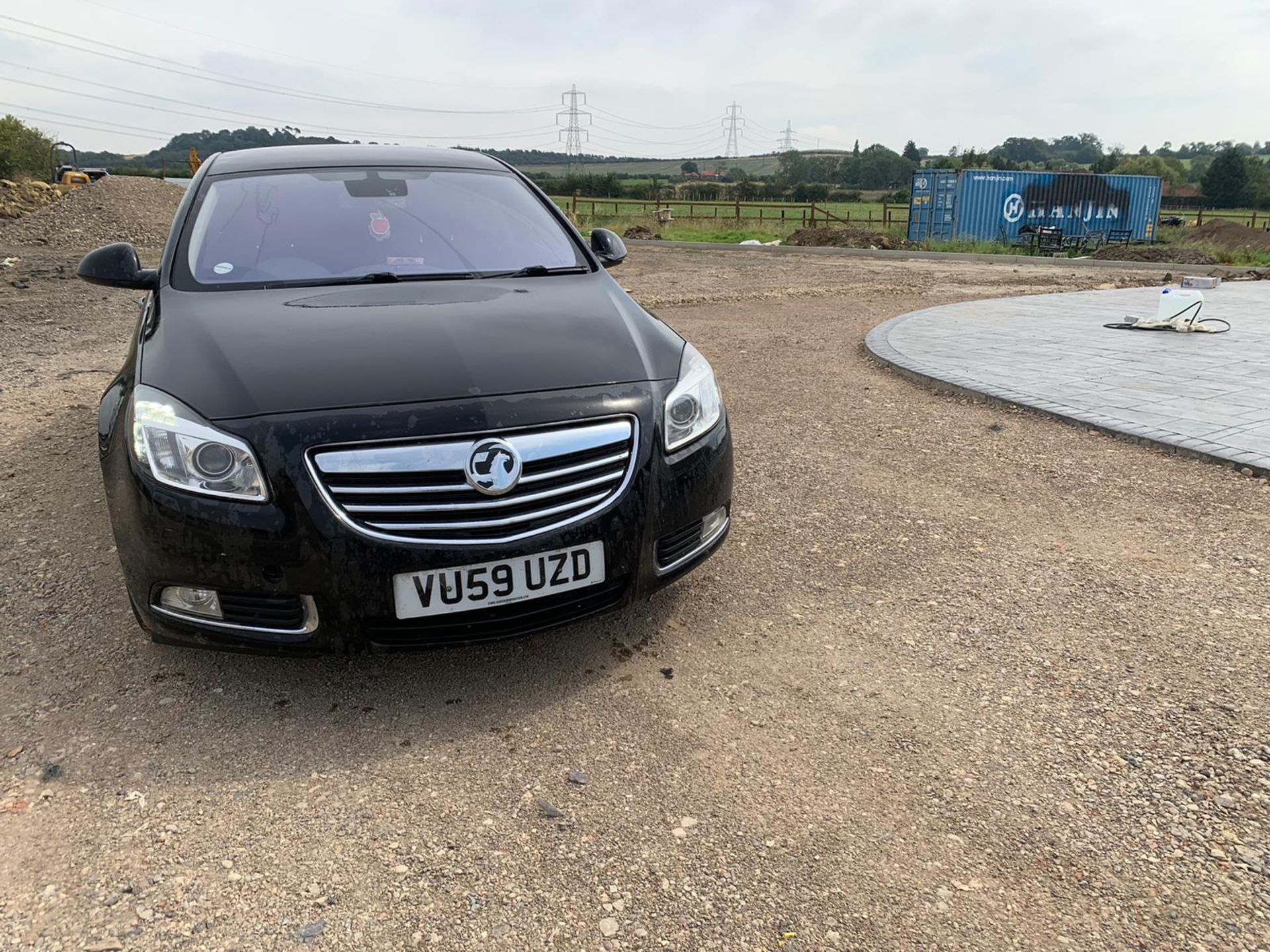 2009/59 REG VAUXHALL INSIGNIA ELITE NAV CDTI 2.0 DIESEL BLACK 5 DOOR HATCHBACK *NO VAT* - Image 2 of 5