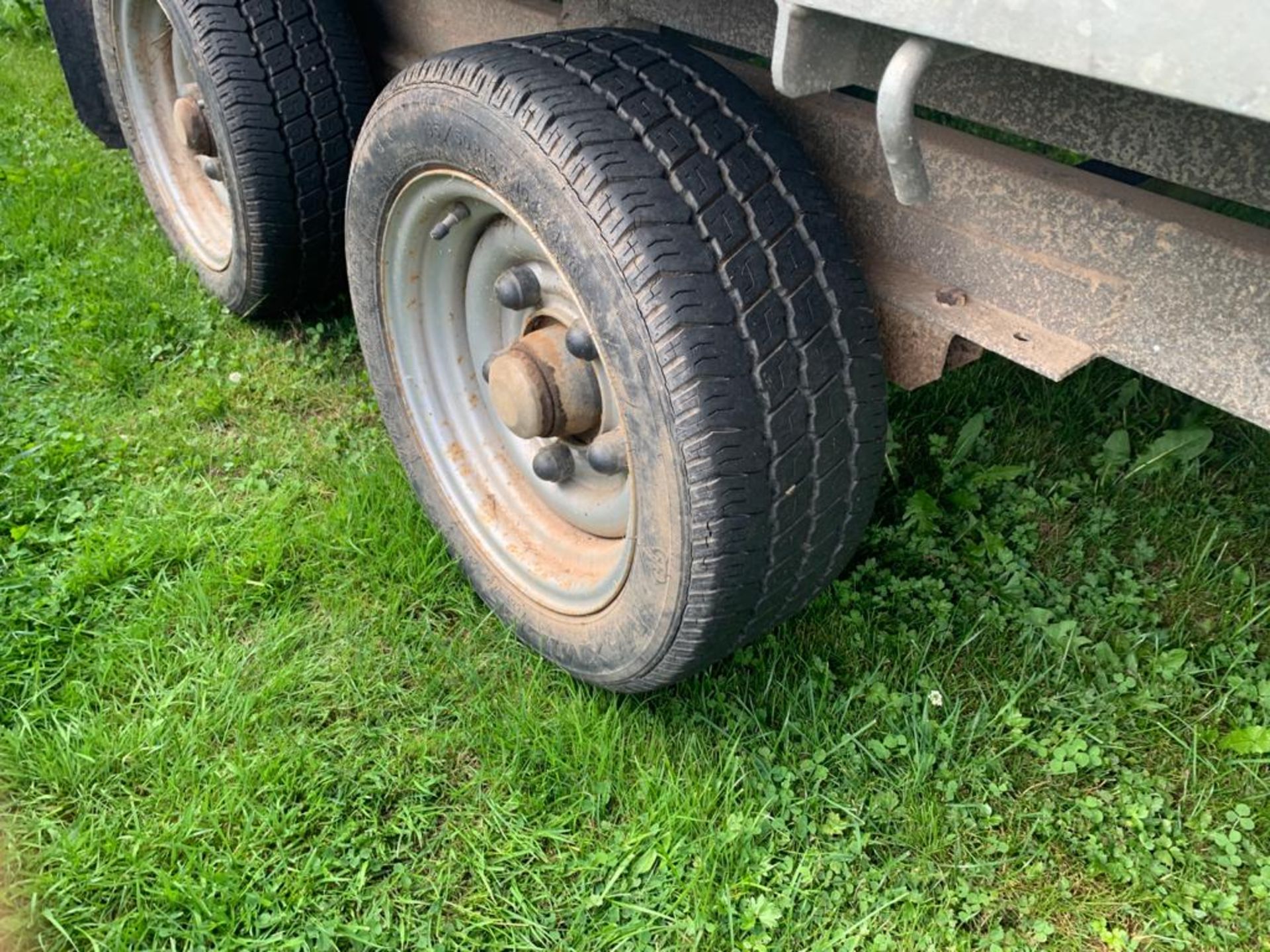 GRAHAM EDWARDS FB3514 3500KG TWIN AXLE TRAILER, UNLADEN 760 KG, LENGTH 14', WIDTH 6'6" *PLUS VAT* - Image 6 of 8