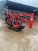 HINOWA HP1150 RUBBER TRACKED LIFT, YEAR 2005, RUNS, DRIVES & LIFTS, EXPANDING TRACKS *PLUS VAT*