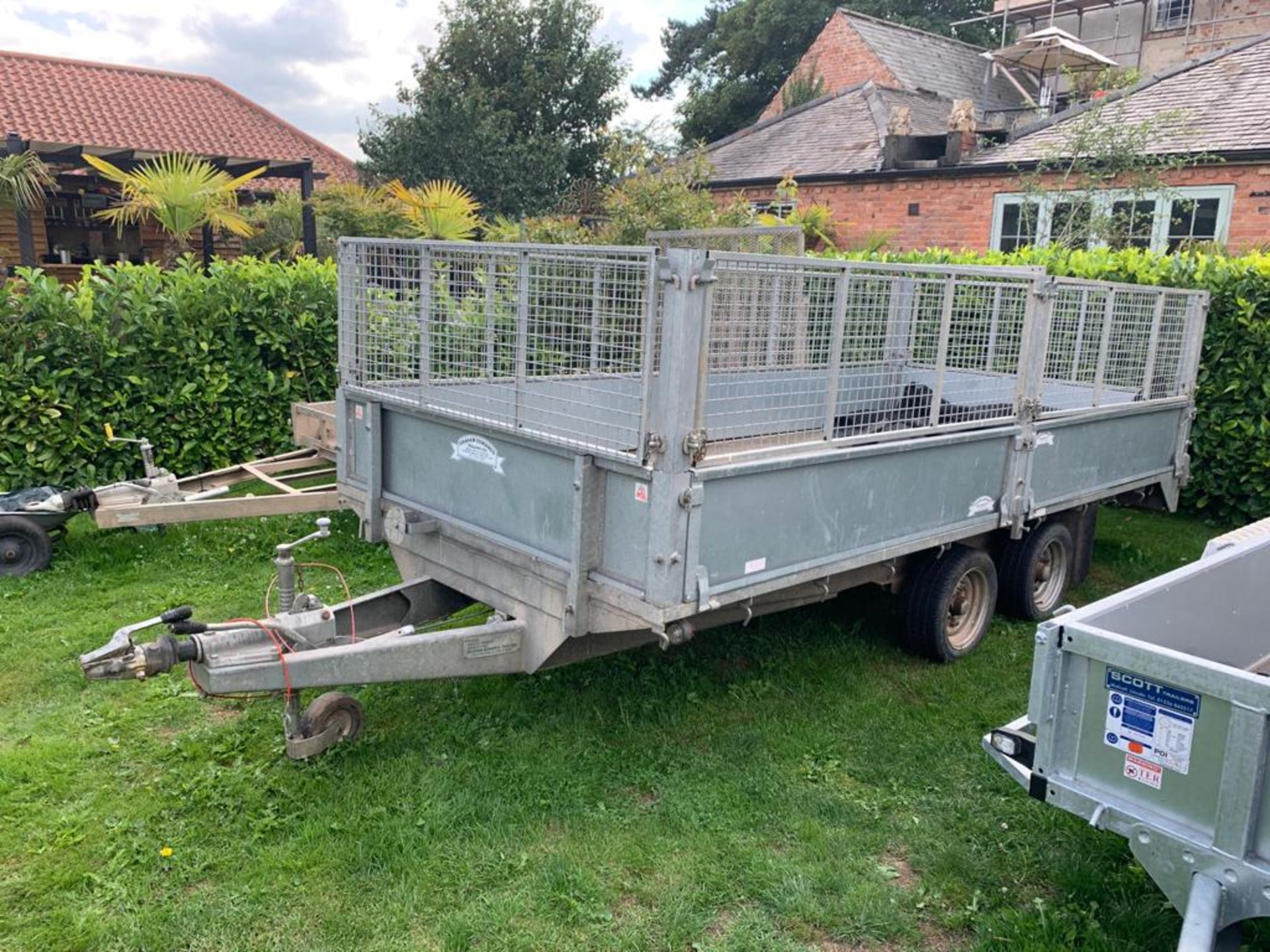 GRAHAM EDWARDS FB3514 3500KG TWIN AXLE TRAILER, UNLADEN 760 KG, LENGTH 14', WIDTH 6'6" *PLUS VAT* - Image 2 of 8