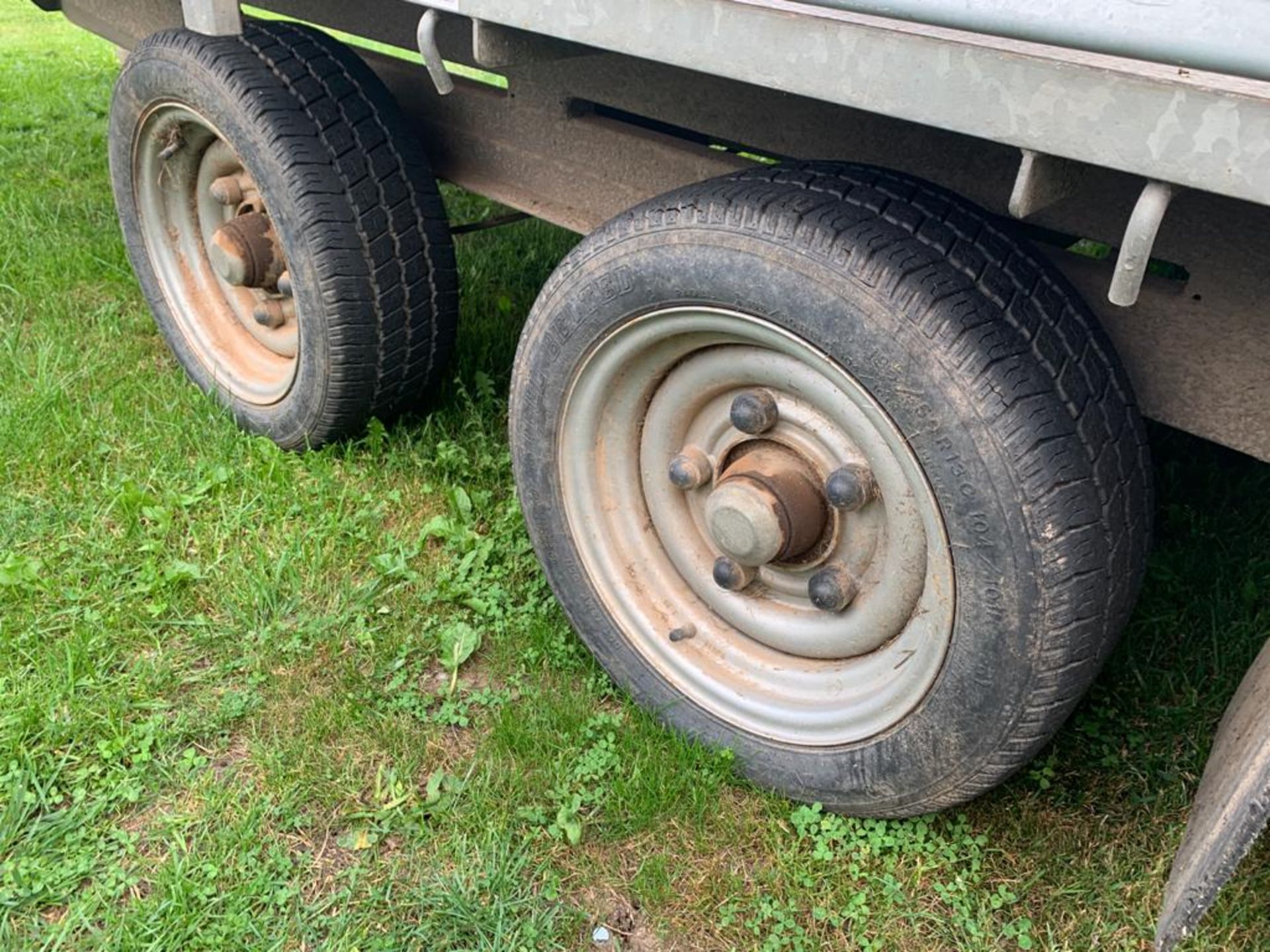 GRAHAM EDWARDS FB3514 3500KG TWIN AXLE TRAILER, UNLADEN 760 KG, LENGTH 14', WIDTH 6'6" *PLUS VAT* - Image 7 of 8