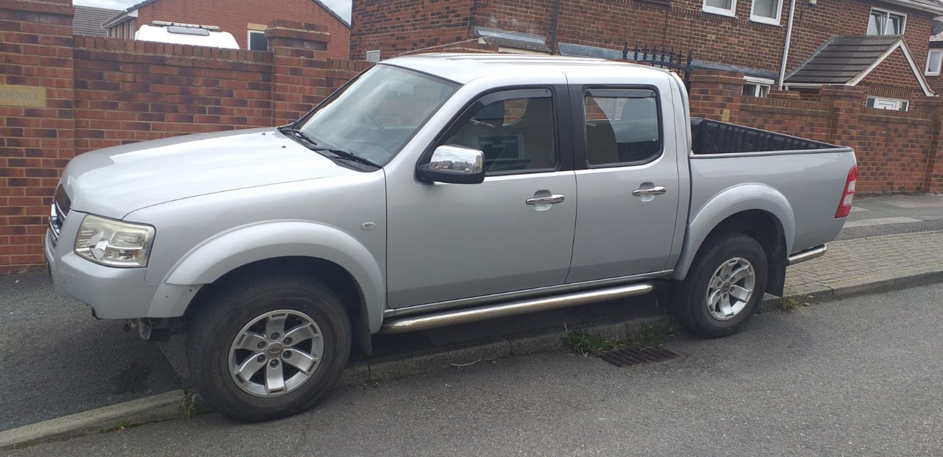 2007/57 REG FORD RANGER THUNDER DCB 4X4 3.0 AUTOMATIC SILVER PICK-UP 155 BHP *NO VAT* - Image 3 of 3