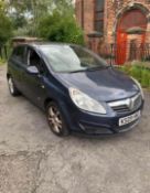 2009/09 REG VAUXHALL CORSA SXI CDTI AIR CONDITIONING BLUE 1.25 DIESEL 5 DOOR HATCHBACK *NO VAT*