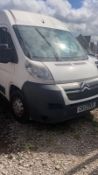 2013/13 REG CITROEN RELAY 35 L3H2 HDI 3.0 DIESEL WHITE PANEL VAN, SHOWING 1 FORMER KEEPER *NO VAT*