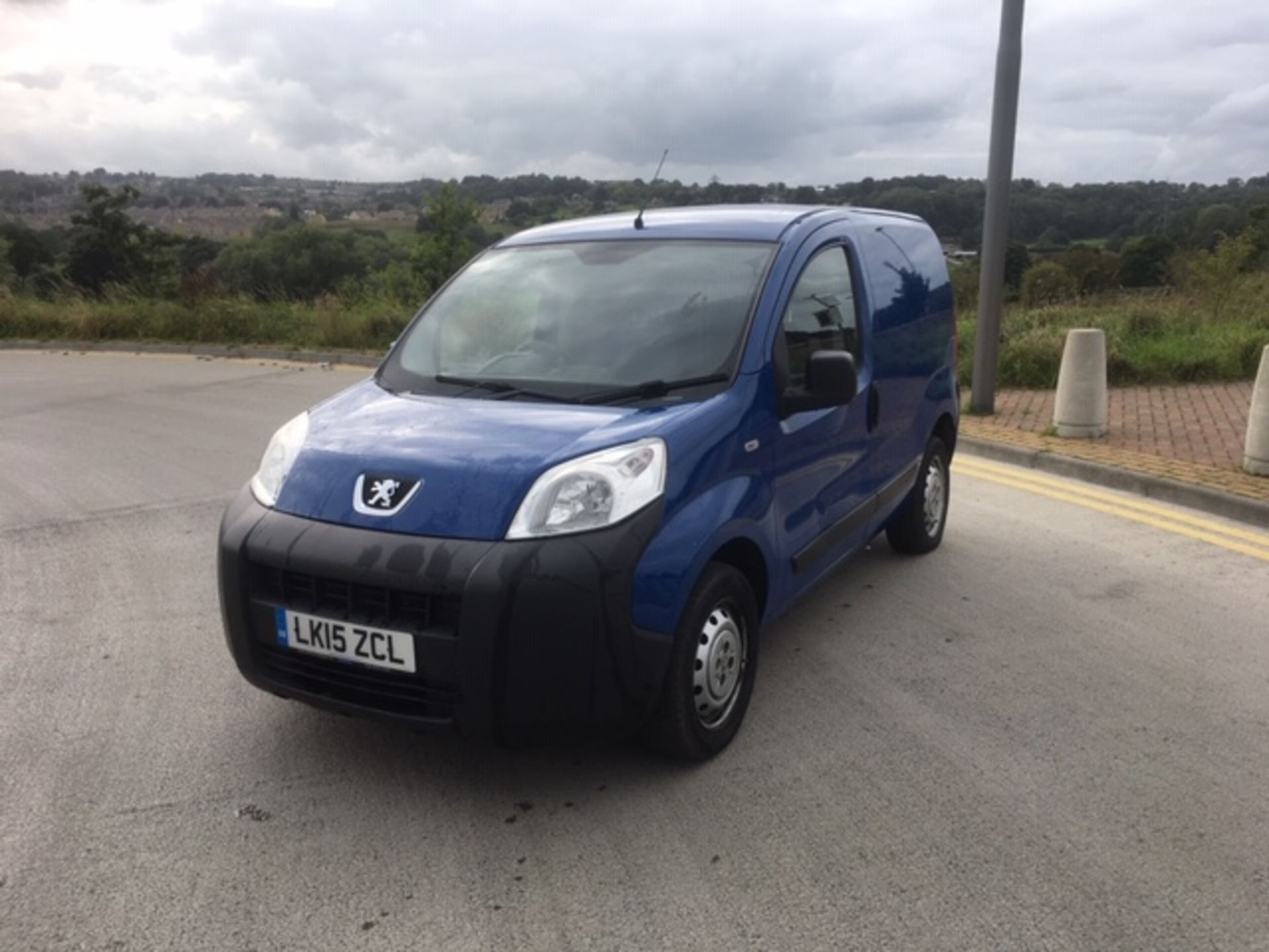 2015/15 REG PEUGEOT BIPPER S HDI 1.25 DIESEL BLUE PANEL VAN, SHOWING 1 FORMER KEEPER *NO VAT* - Image 3 of 12