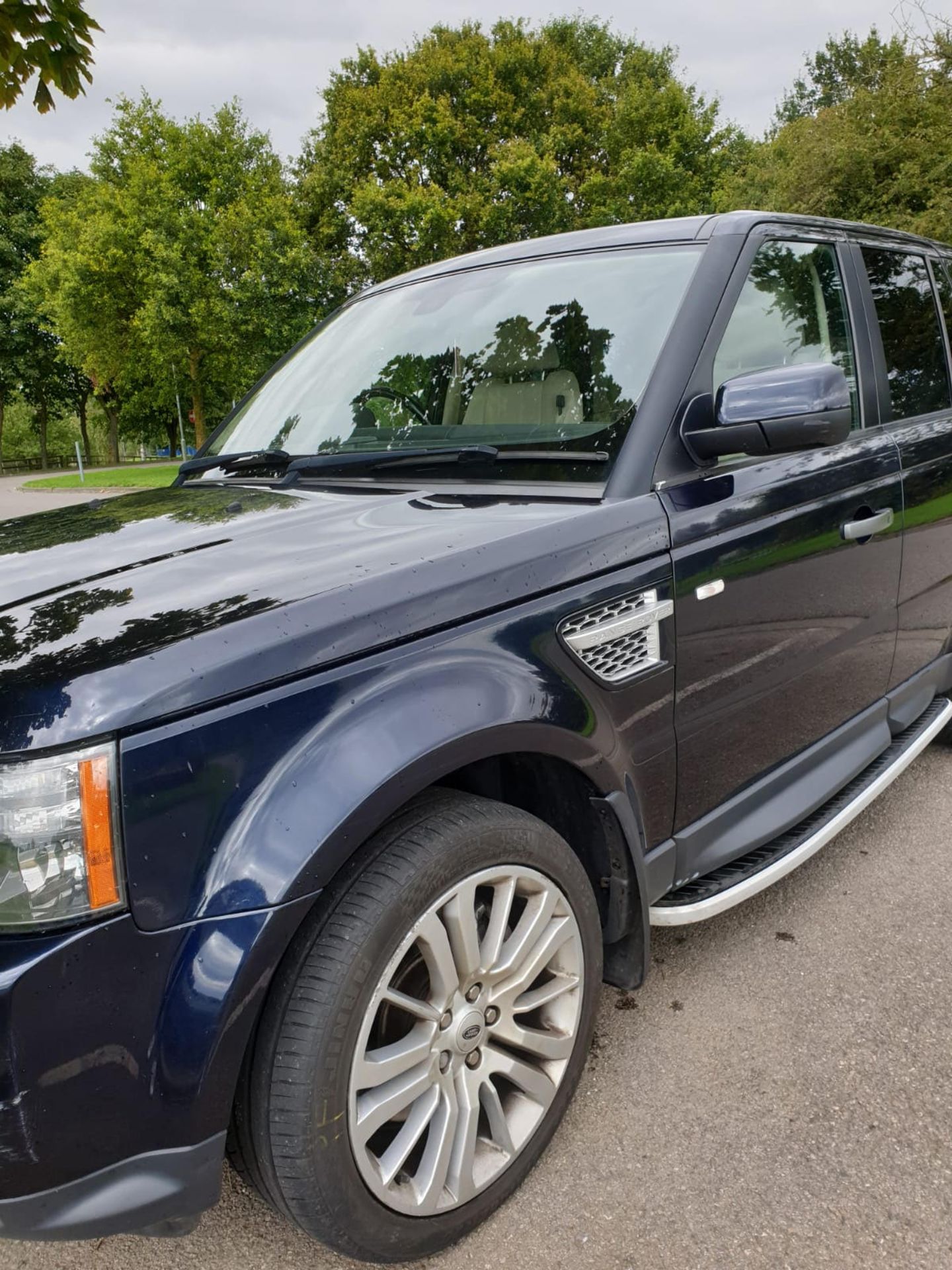 2009/59 REG LAND ROVER RANGE ROVER SPORT HSE TDV6 3.0 DIESEL BLUE AUTOMATIC *NO VAT* - Image 4 of 16