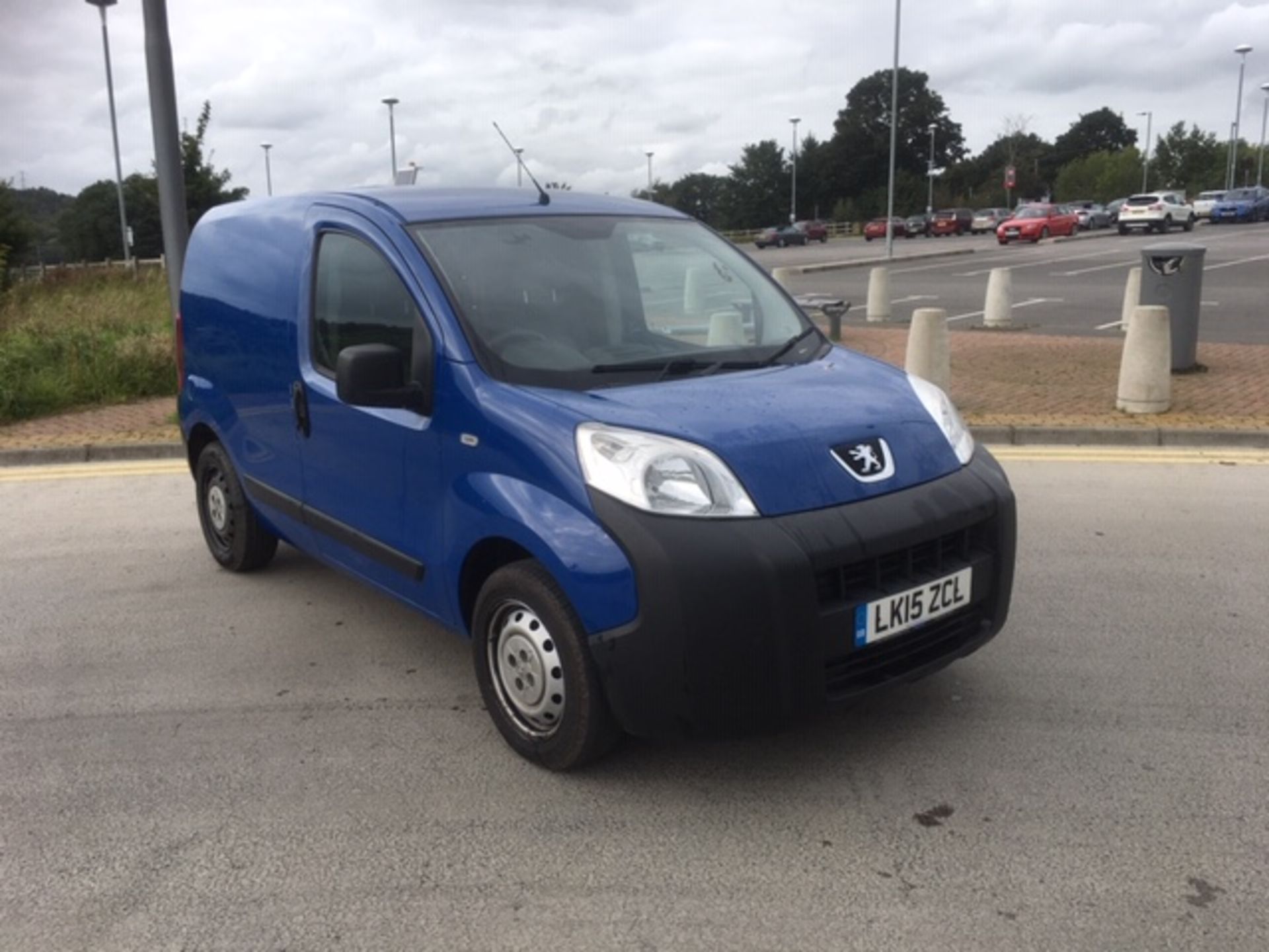 2015/15 REG PEUGEOT BIPPER S HDI 1.25 DIESEL BLUE PANEL VAN, SHOWING 1 FORMER KEEPER *NO VAT*