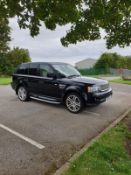 2009/59 REG LAND ROVER RANGE ROVER SPORT HSE TDV6 3.0 DIESEL BLUE AUTOMATIC *NO VAT*