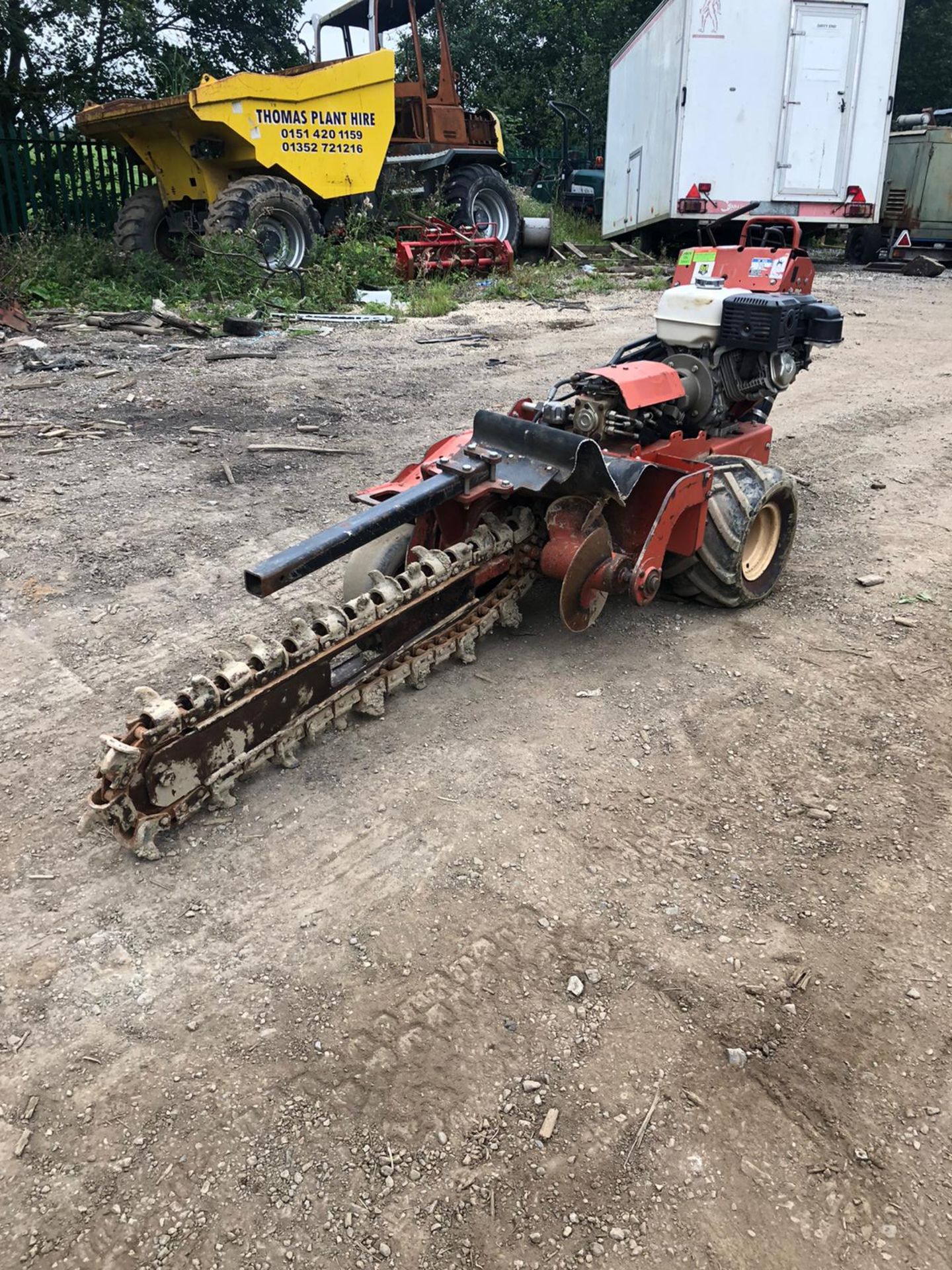 DITCH WITCH WALK BEHIND TRENCHER, RUNS, DRIVES AND DIGS *PLUS VAT* - Image 3 of 4