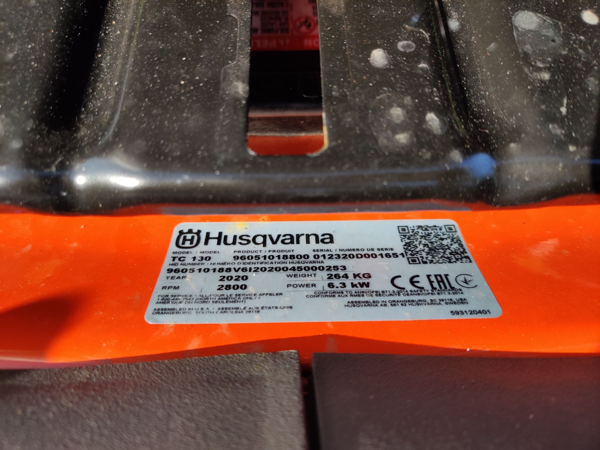 2020 BRAND NEW HUSQVARNA TC130 ROTARY RIDE ON LAWN MOWER (REAR DISCHARGE) C/W COLLECTOR *PLUS VAT* - Image 9 of 10