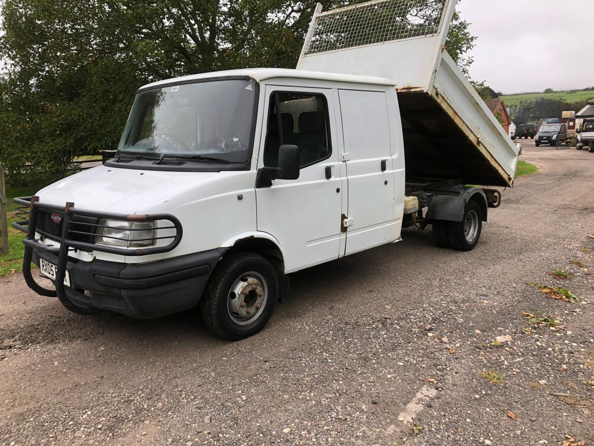 2005/05 REG LDV 400 CONVOY TD LWB 2.4 DIESEL TIPPER 80K MILES, SHOWING 1 FORMER KEEPER *NO VAT* - Image 3 of 12