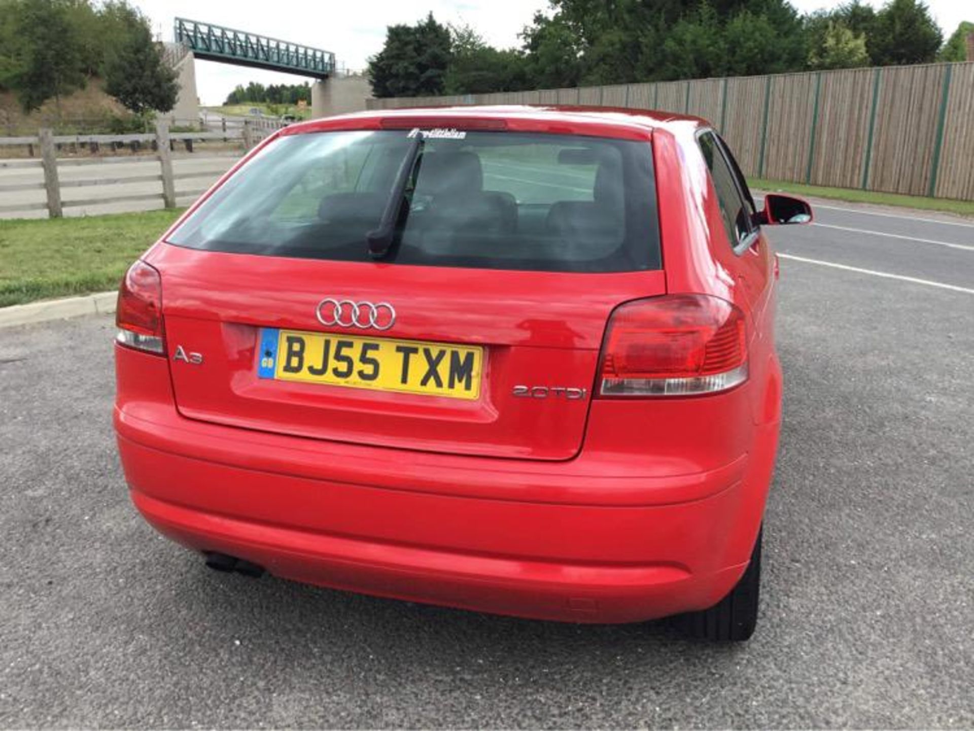 2005/55 REG AUDI A3 SPORT TDI 2.0 DIESEL RED 3 DOOR HATCHBACK, SHOWING 6 FORMER KEEPERS *NO VAT* - Image 4 of 8