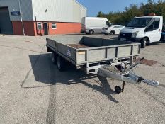 IFOR WILLIAMS LM126 TWIN AXLE TOW-ABLE TRAILER *NO VAT*