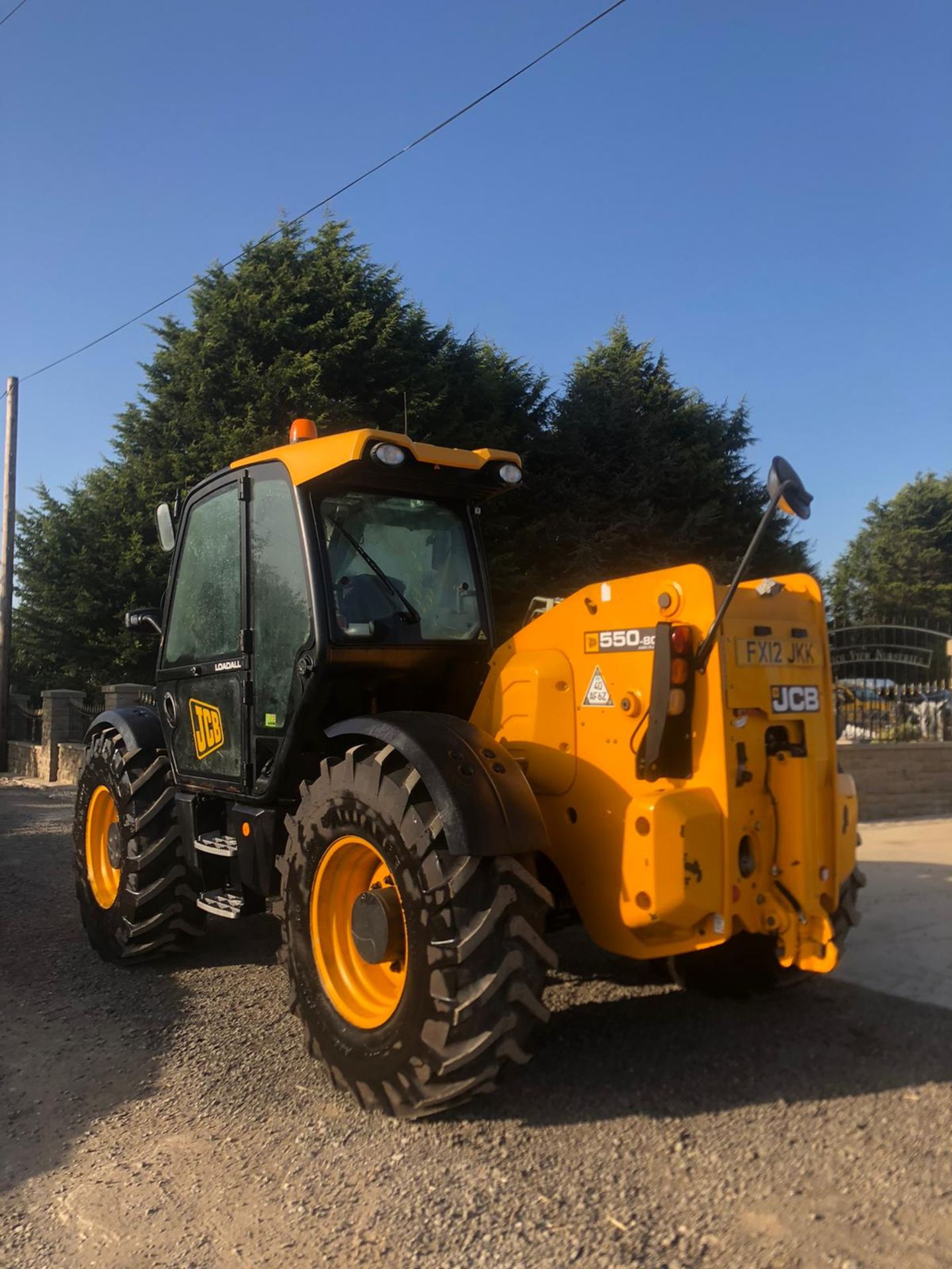 2012 JCB 550-80 AGRI PLUS TELEHANDLER, RUNS, DRIVES AND LIFTS, SHOWING 4214 HOURS *PLUS VAT* - Image 5 of 11