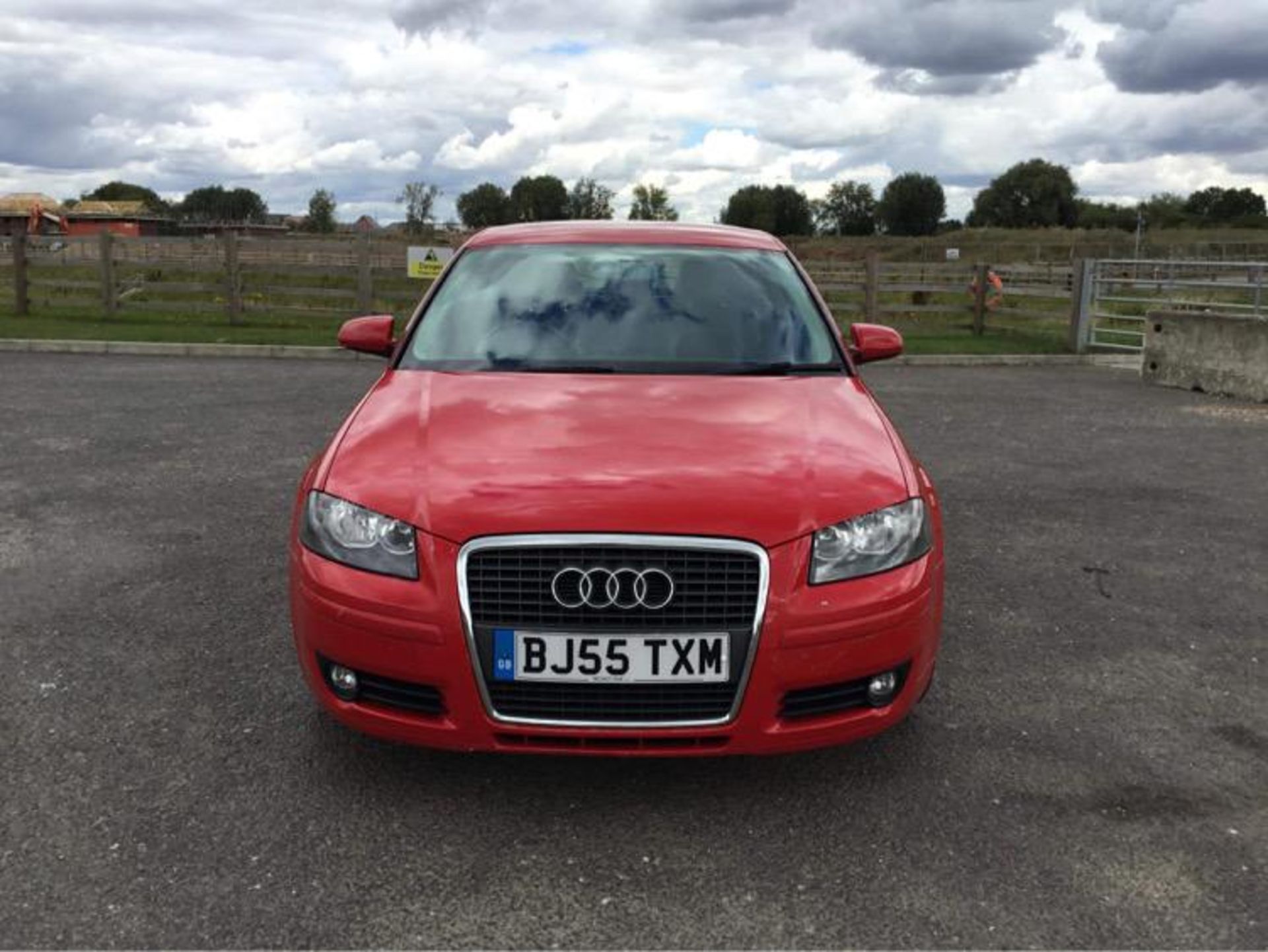 2005/55 REG AUDI A3 SPORT TDI 2.0 DIESEL RED 3 DOOR HATCHBACK, SHOWING 6 FORMER KEEPERS *NO VAT* - Image 2 of 8