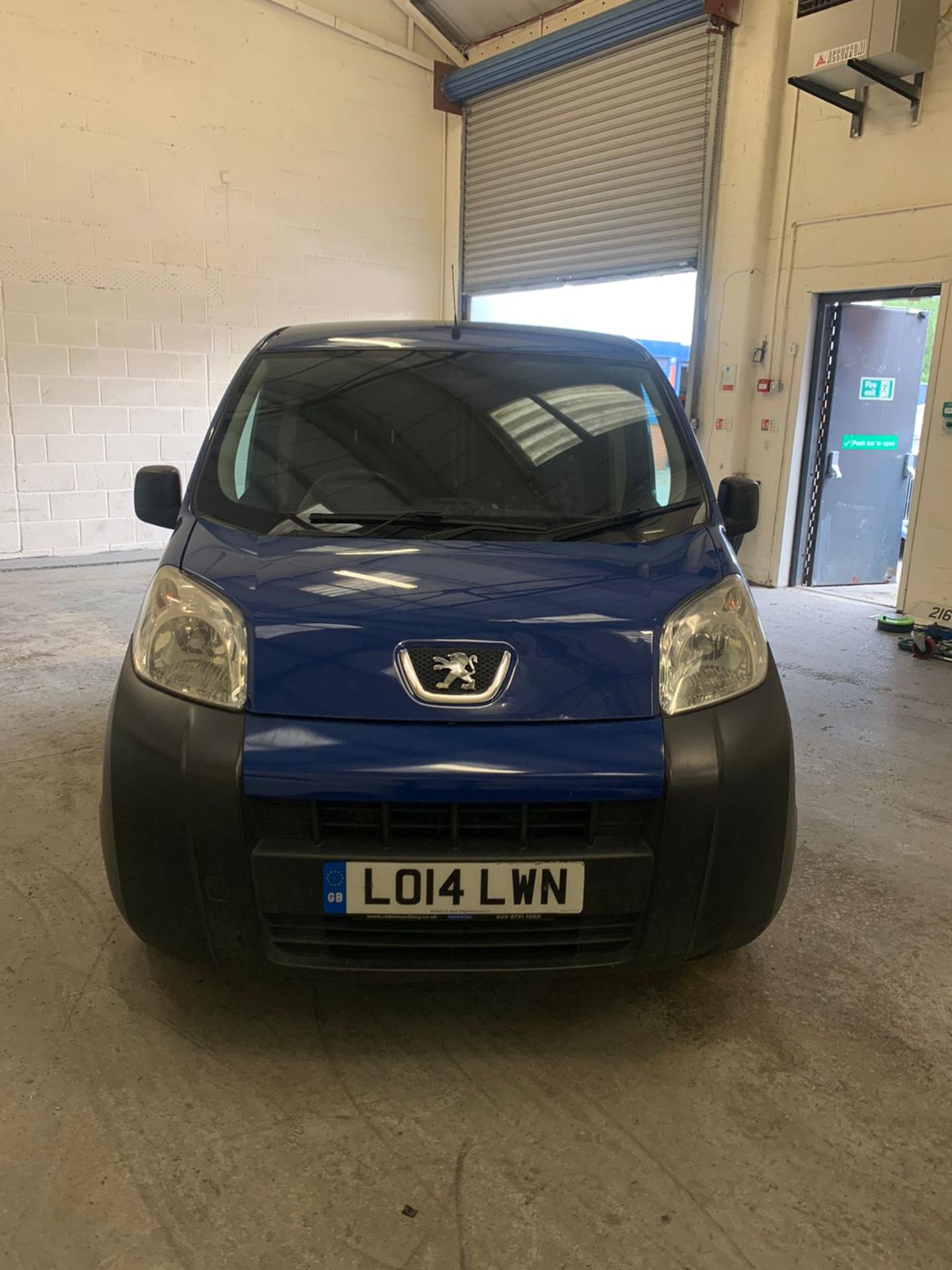 2014/14 REG PEUGEOT BIPPER S HDI 1.25 DIESEL BLUE PANEL VAN, SHOWING 0 FORMER KEEPERS PLUS VAT - Image 2 of 8