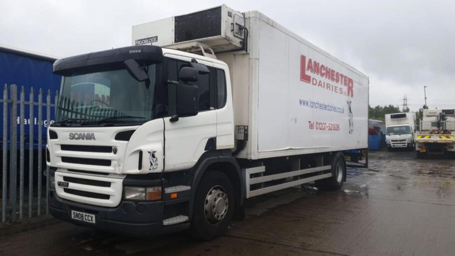 2008/08 REG SCANIA P-SRS D-CLASS P230 DB 4X2 DAY FRIDGE BOX LORRY WITH TAIL LIFT *PLUS VAT*