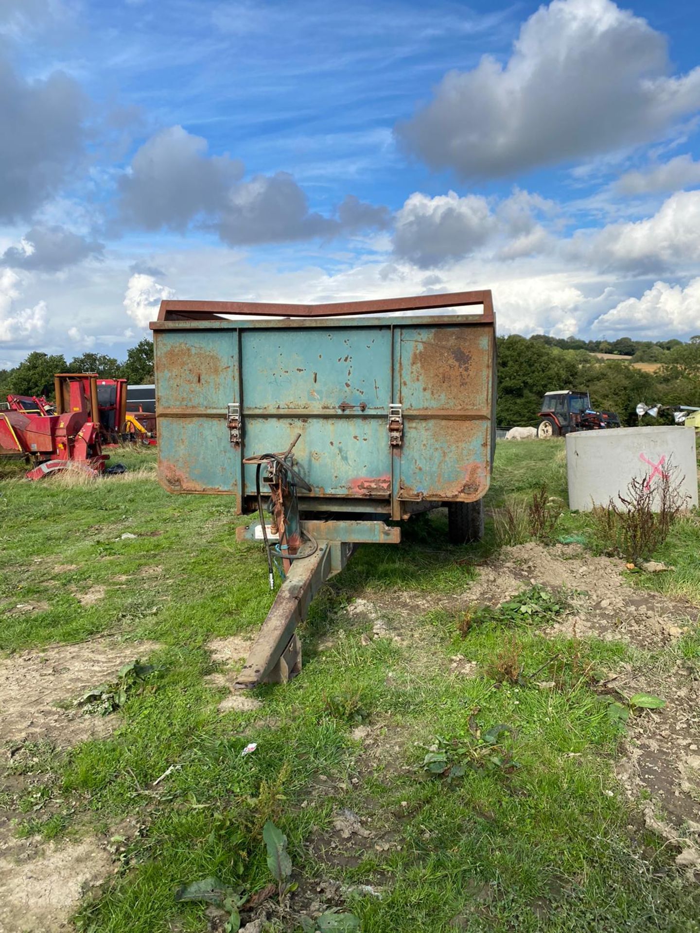 SALOP HI TIP DUMP TRAILER, BRAKES WORK FINE *NO VAT* - Image 2 of 5