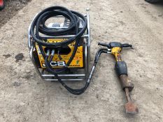 JCB HYDRAULIC BEAVER PACK, RUNS AND WORKS, COMES WITH BREAKER CHISEL AND HOSE *NO VAT*