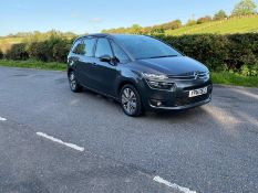 2014/14 REG CITROEN C4 GR PICASSO EXCLUSIVE AIRDREAM EH 1.6 DIESEL GREY MPV, SHOWING 2 FORMER KEEPER