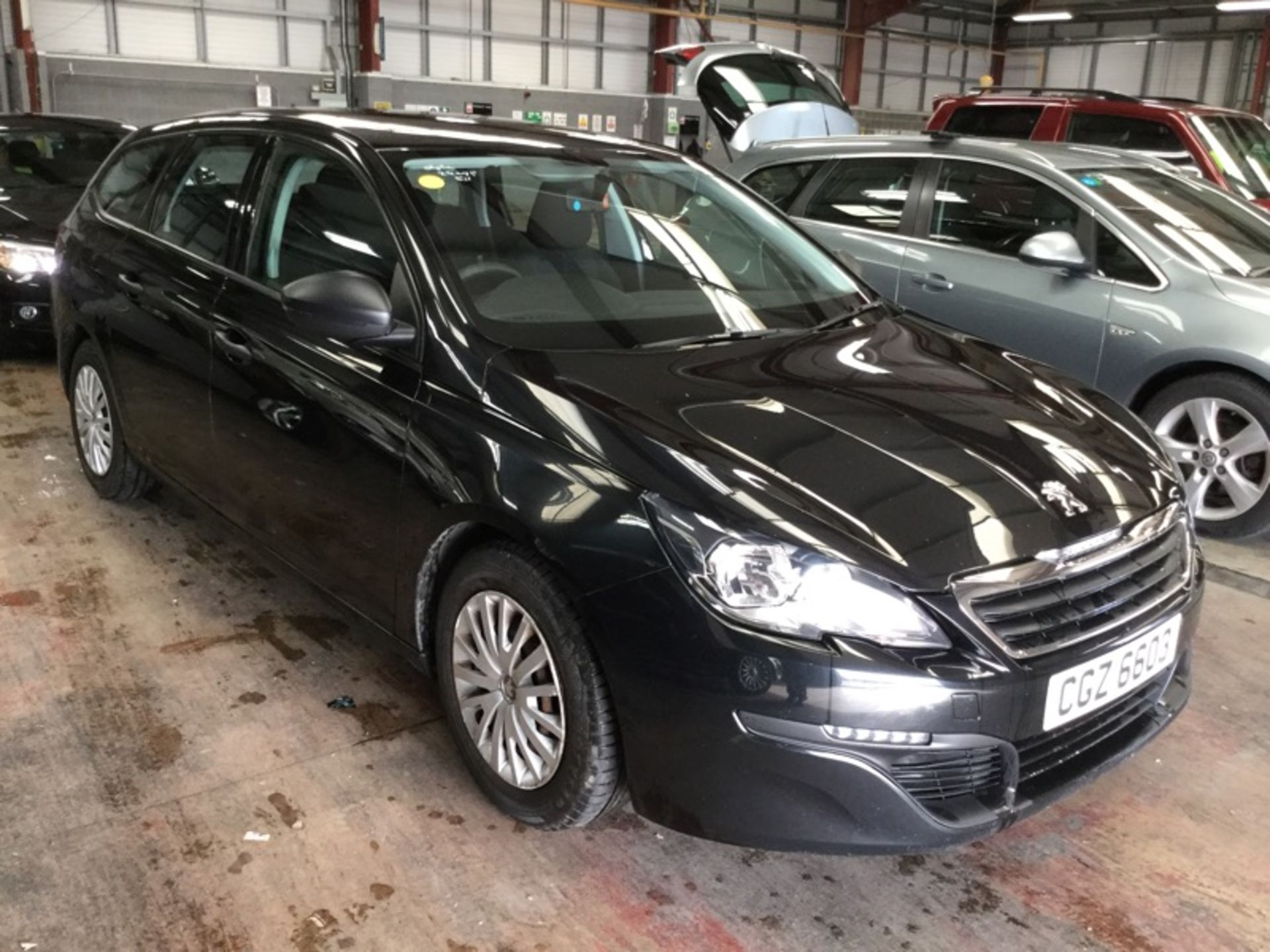 2016 PEUGEOT 308 ACCESS SW BLUE HDI 1.6 DIESEL BLACK ESTATE, SHOWING 0 FORMER KEEPERS *NO VAT*