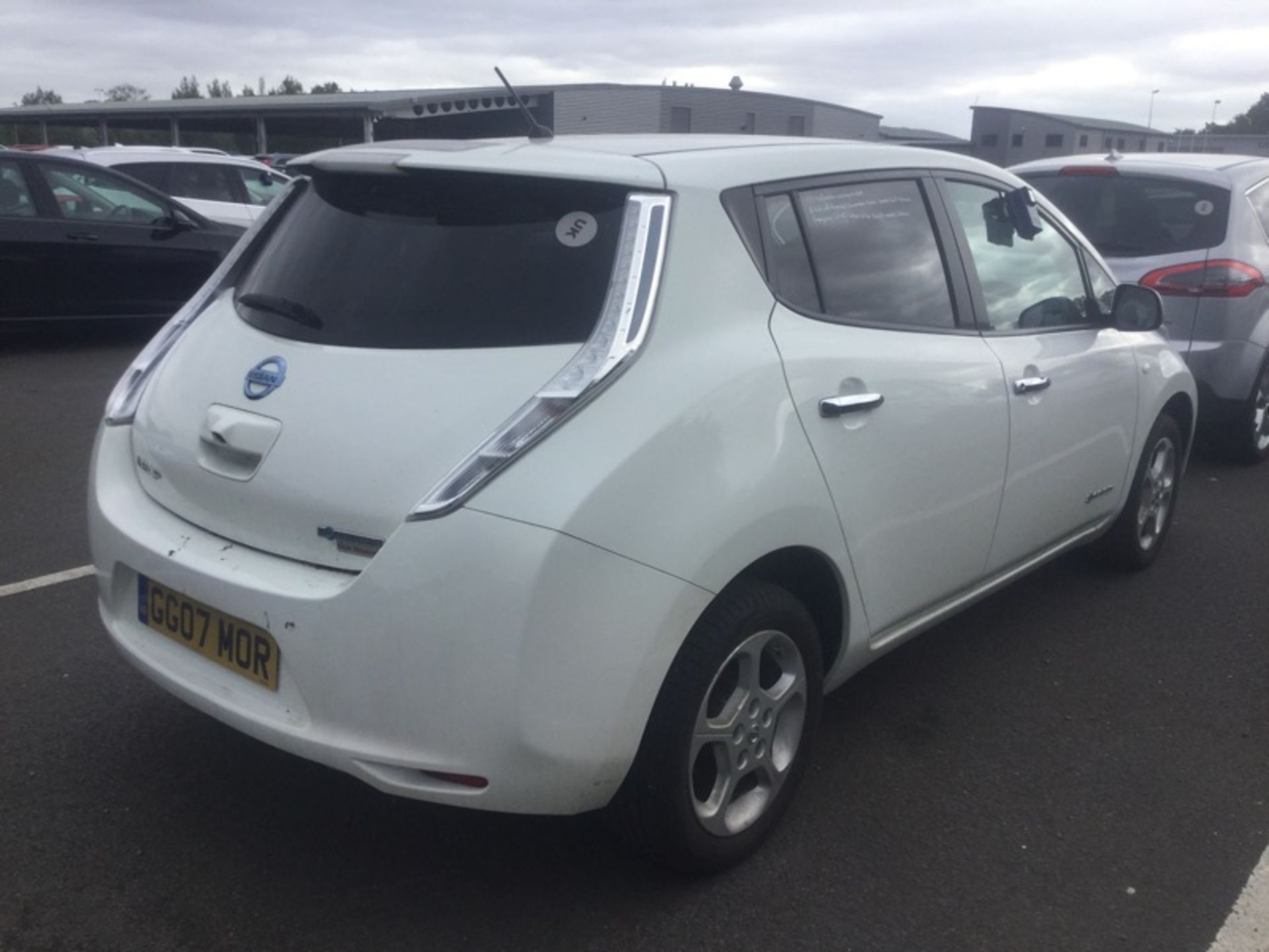 2014/64 REG NISSAN LEAF ACENTA FLEX WHITE ELECTRIC 5 DOOR HATCHBACK, SHOWING 1 FORMER KEEPER *NO VAT - Image 4 of 9