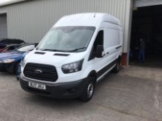 2017/17 REG FORD TRANSIT 350 L3H3 2.0 DIESEL WHITE PANEL VAN, SHOWING 1 FORMER KEEPER *NO VAT*