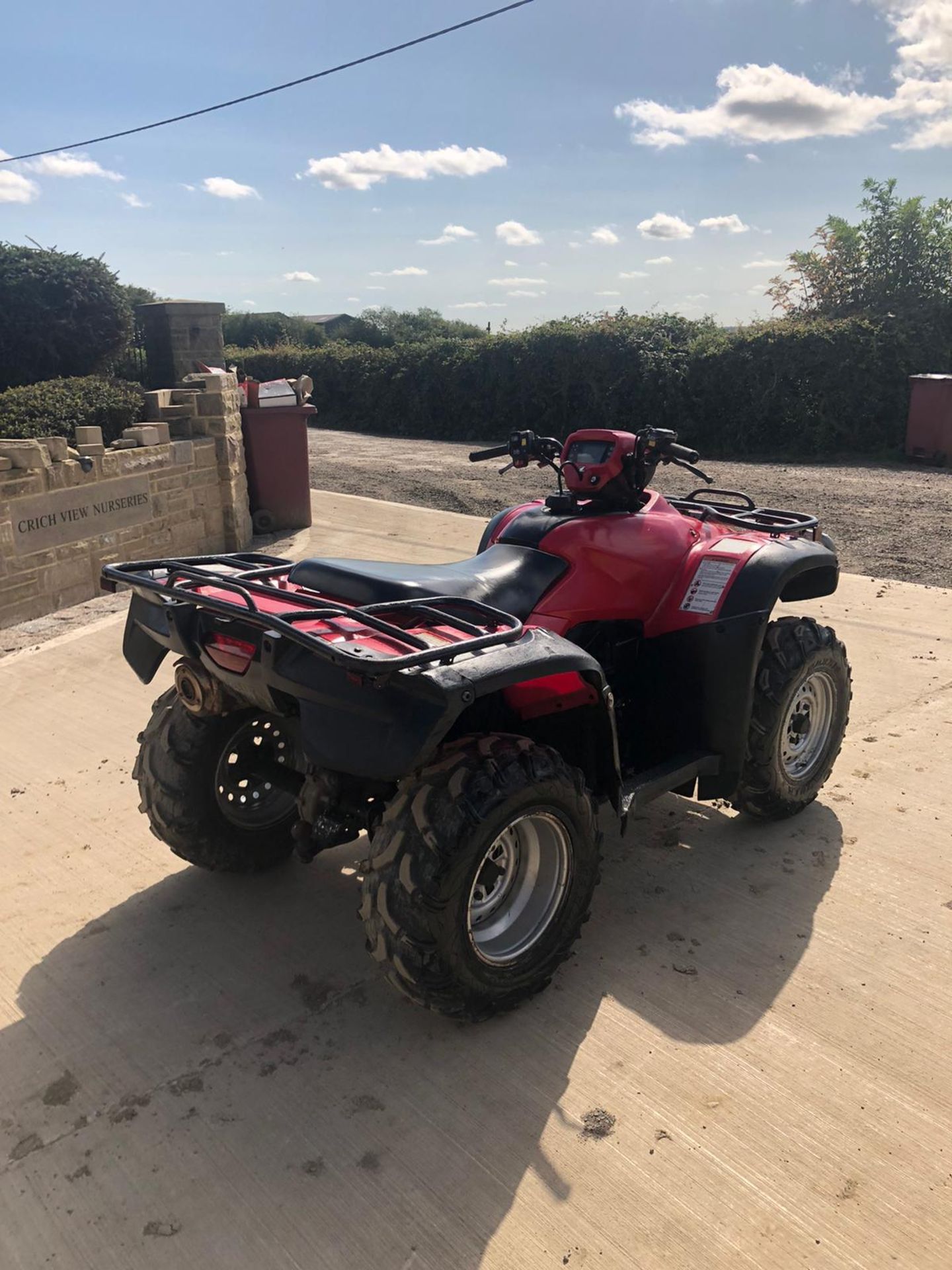 HONDA FOREMAN 4X4 FARM QUAD, WORKING WHEN LAST USED BUT KEYS HAVE BEEN LOST SINCE *NO VAT* - Image 3 of 4